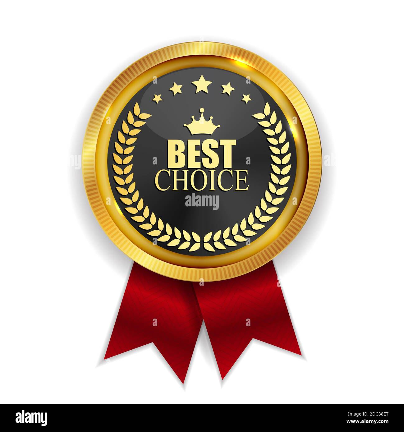 Best Choice Label Illustration Stock Photo - Alamy