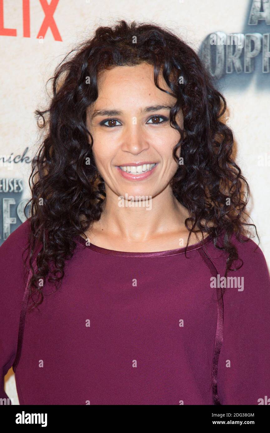 Aida Touihri arrive a l avant premiere de la serie Netflix 'Les  Desastreuses Aventures Des Orphelins Baudelaire' a Paris, France le 08  janvier 2017. Photo by Nasser Berzane/ABACAPRESS.COM Stock Photo - Alamy