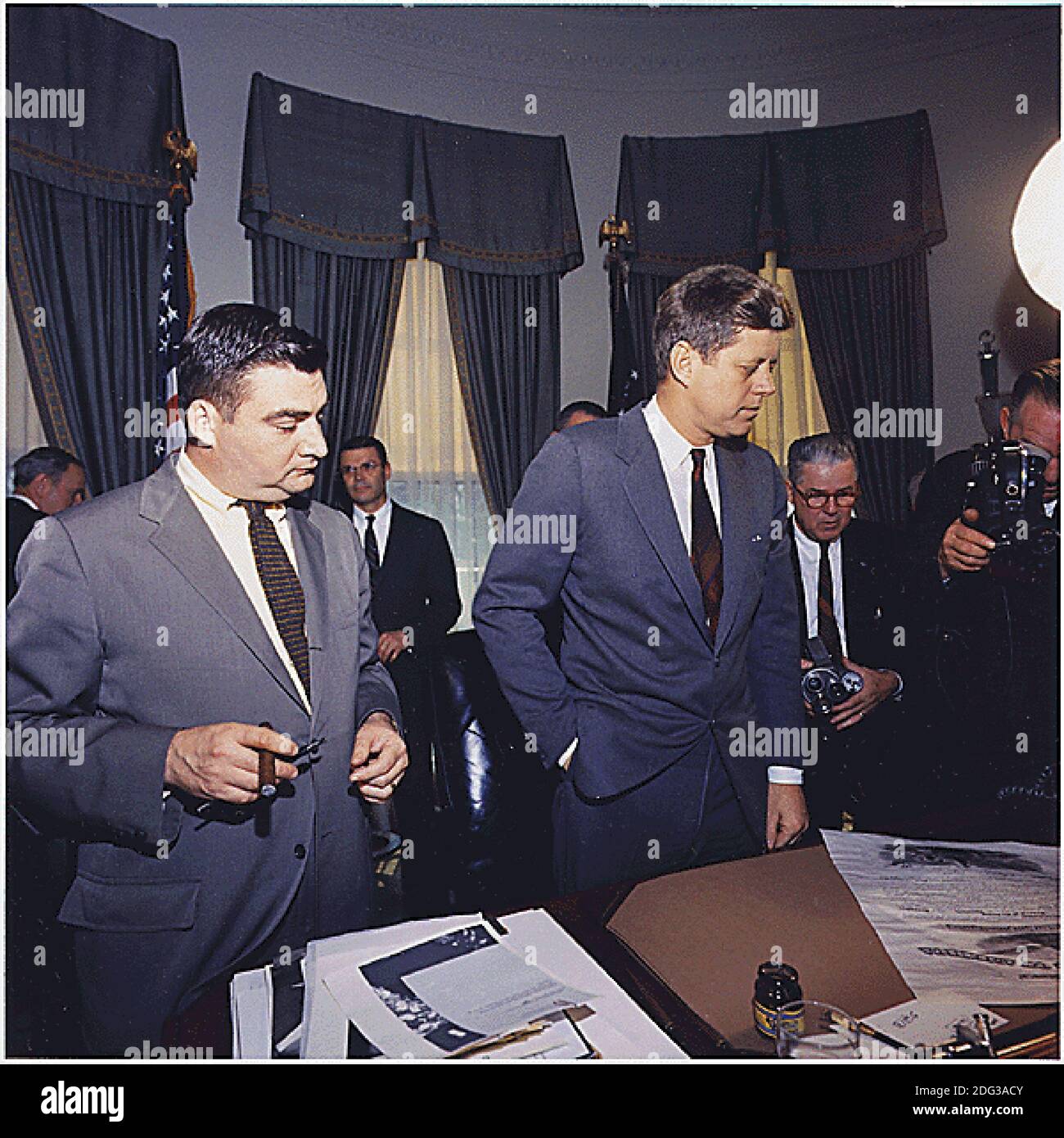 Signing of Commission for General Dwight D. Eisenhower in the Oval ...