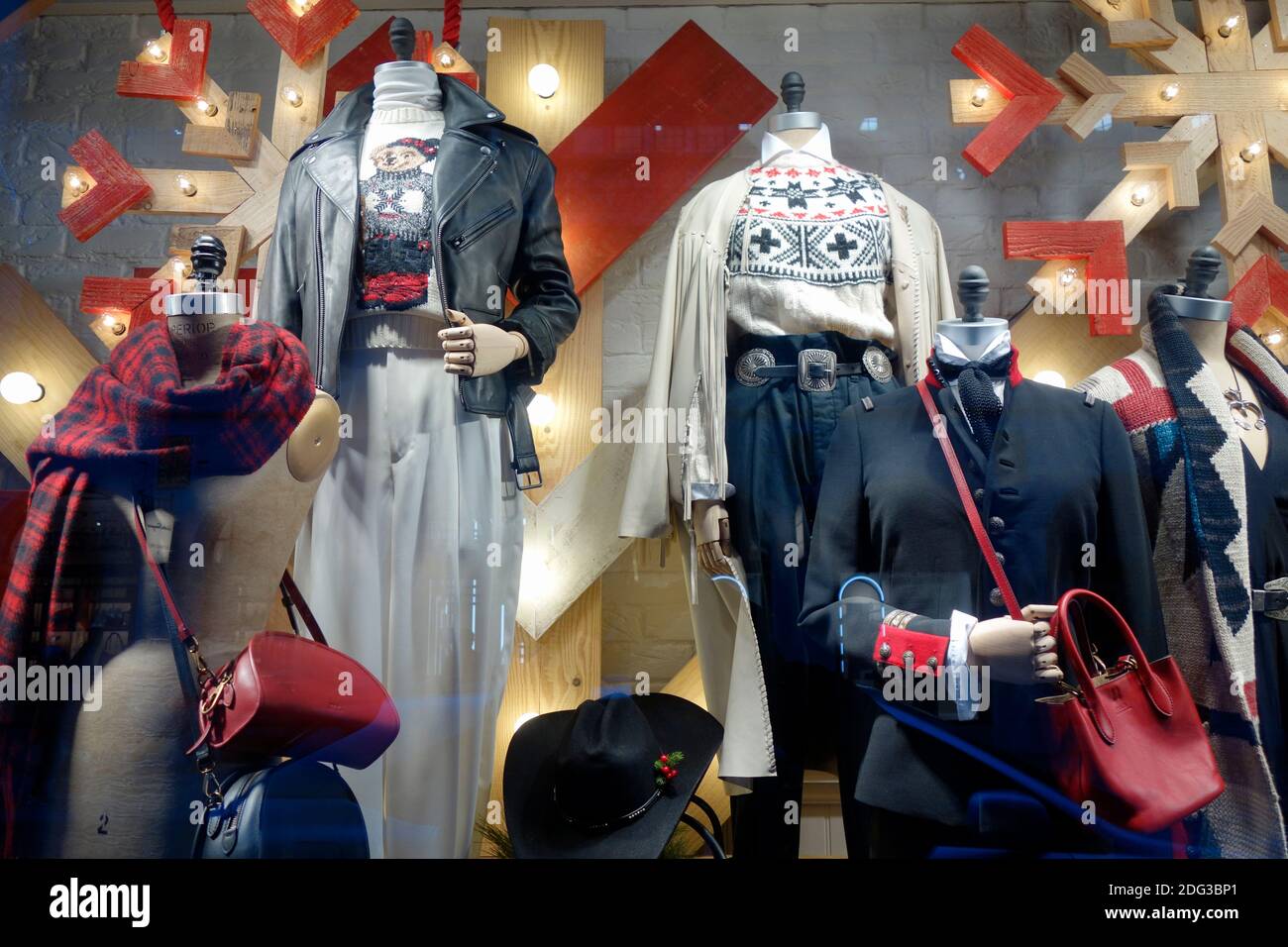 Window display at the Ralph Lauren Shop, New Bond Street, London England UK  Stock Photo - Alamy