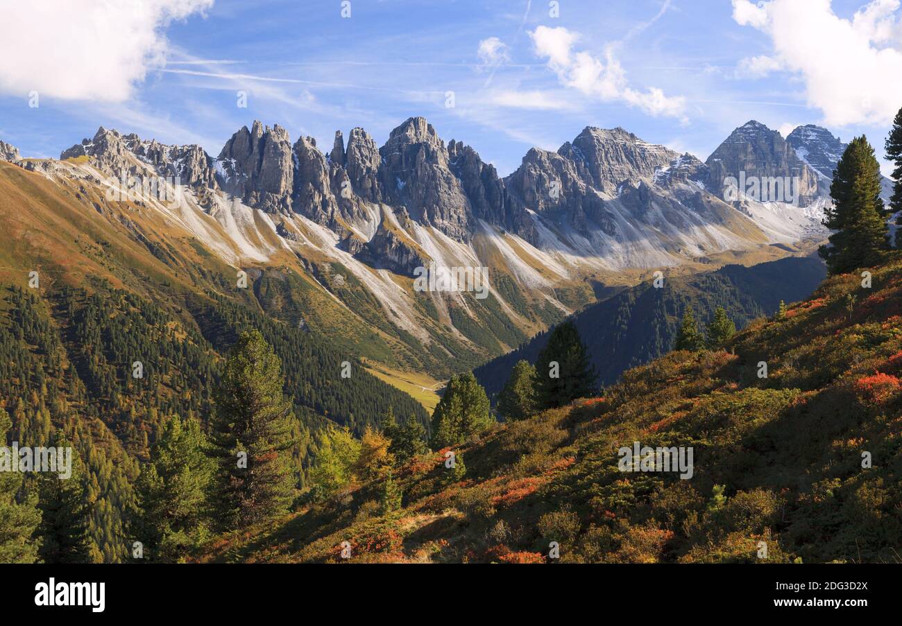 KalkÃ¶gel Ranges In The Stubai Alps, Tyrol Stock Photo - Alamy