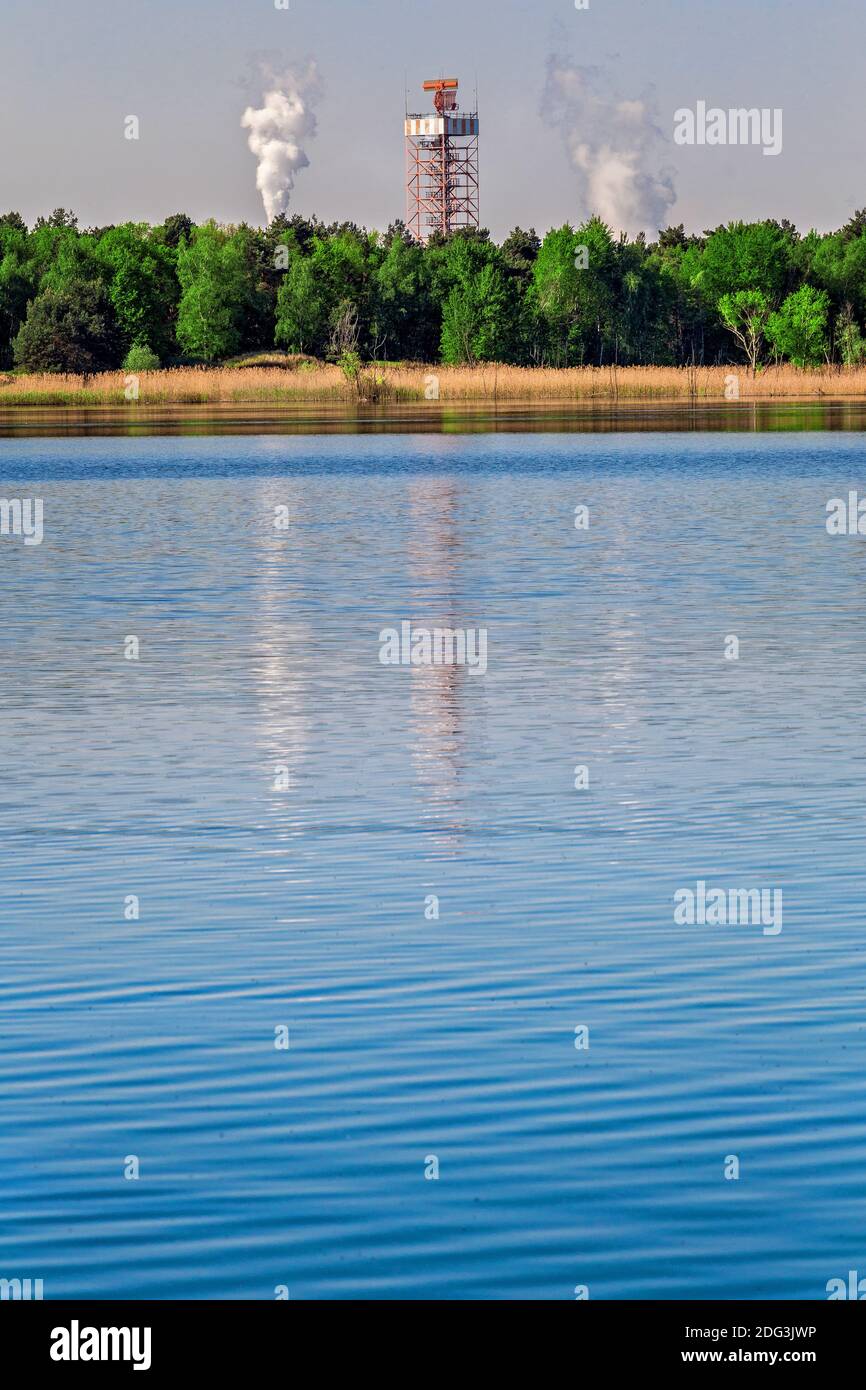 Airport lake Berlin Stock Photo Alamy