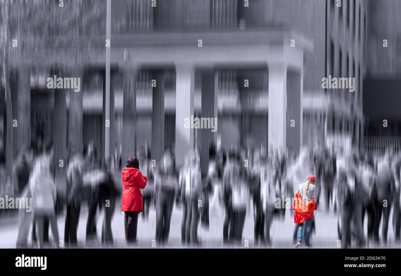 Queued hi-res stock photography and images - Alamy