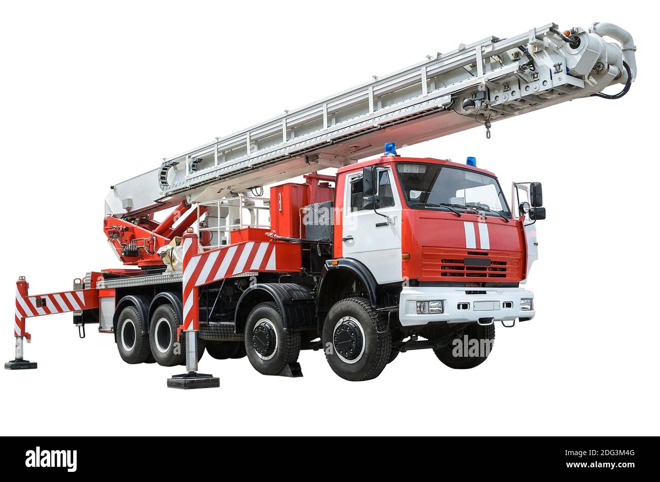 Fire truck ladder Stock Photo Alamy