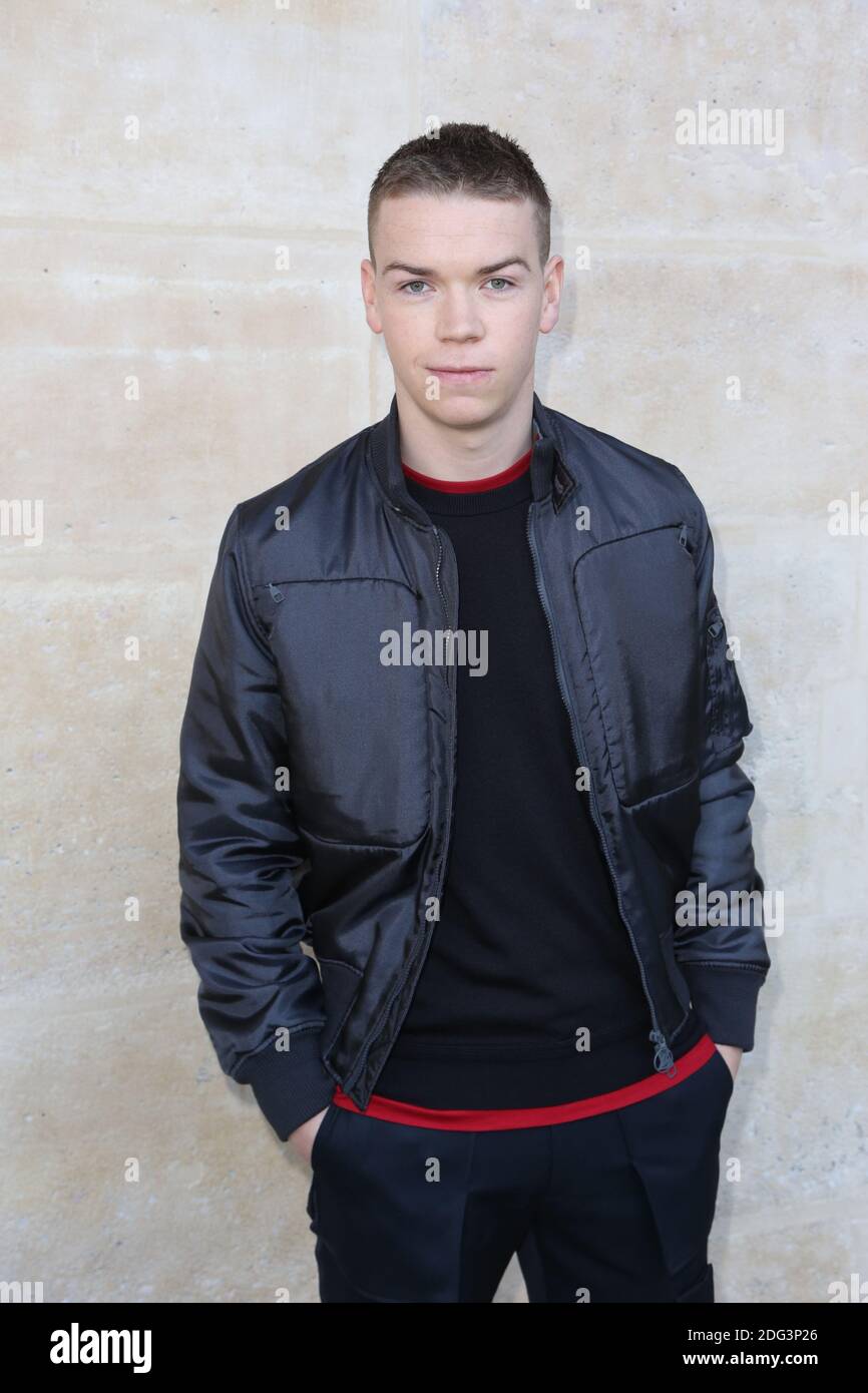 Will Poulter attending the Louis Vuitton Men Menswear Fall/Winter 2017
