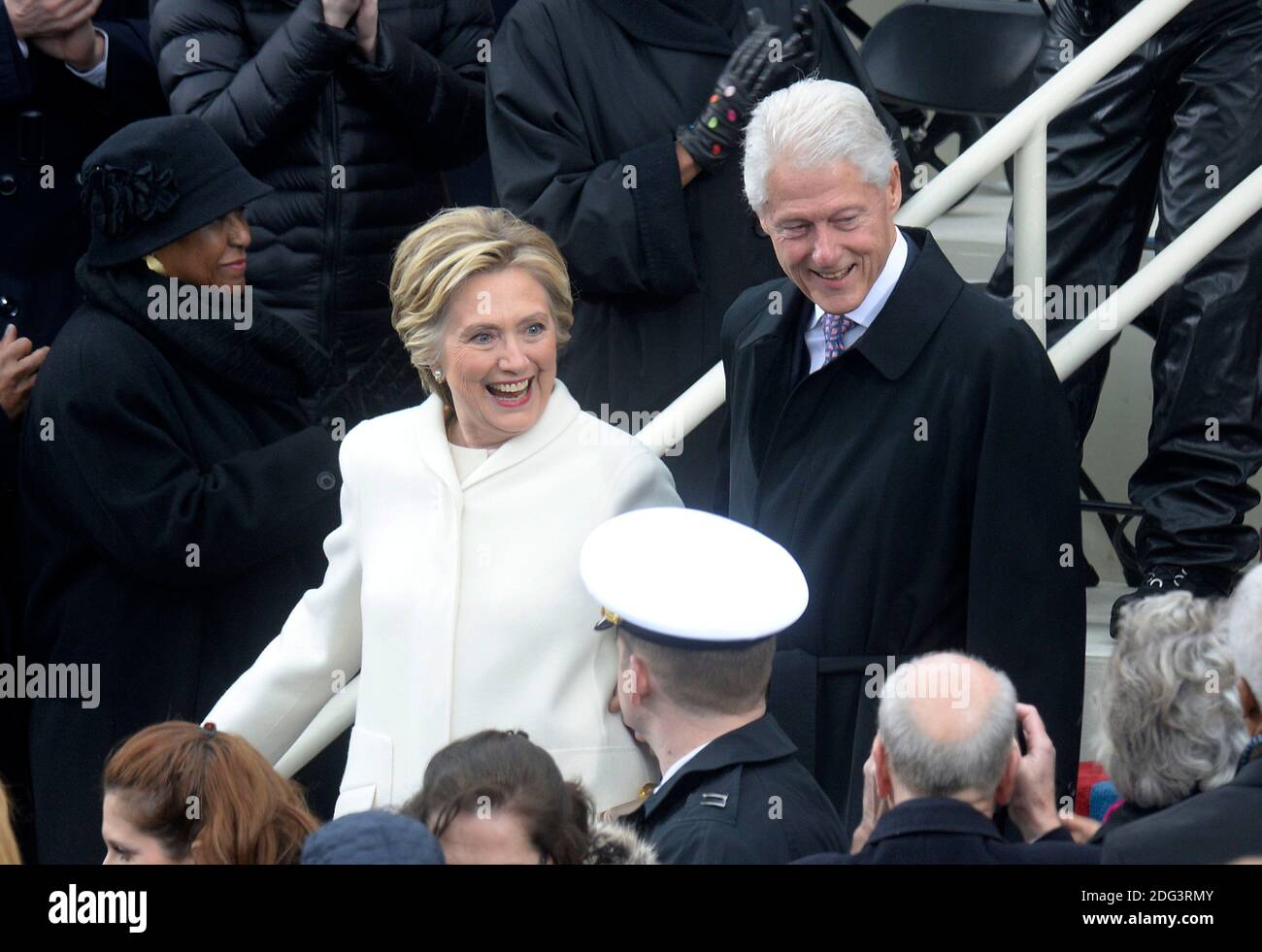 Hillary bill clinton inauguration hi-res stock photography and images ...