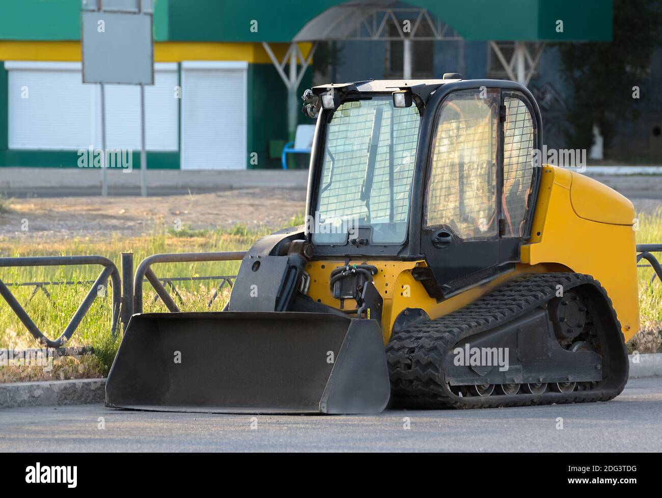 Construction Bulldozer Tractor Excavator Stock Photo Alamy