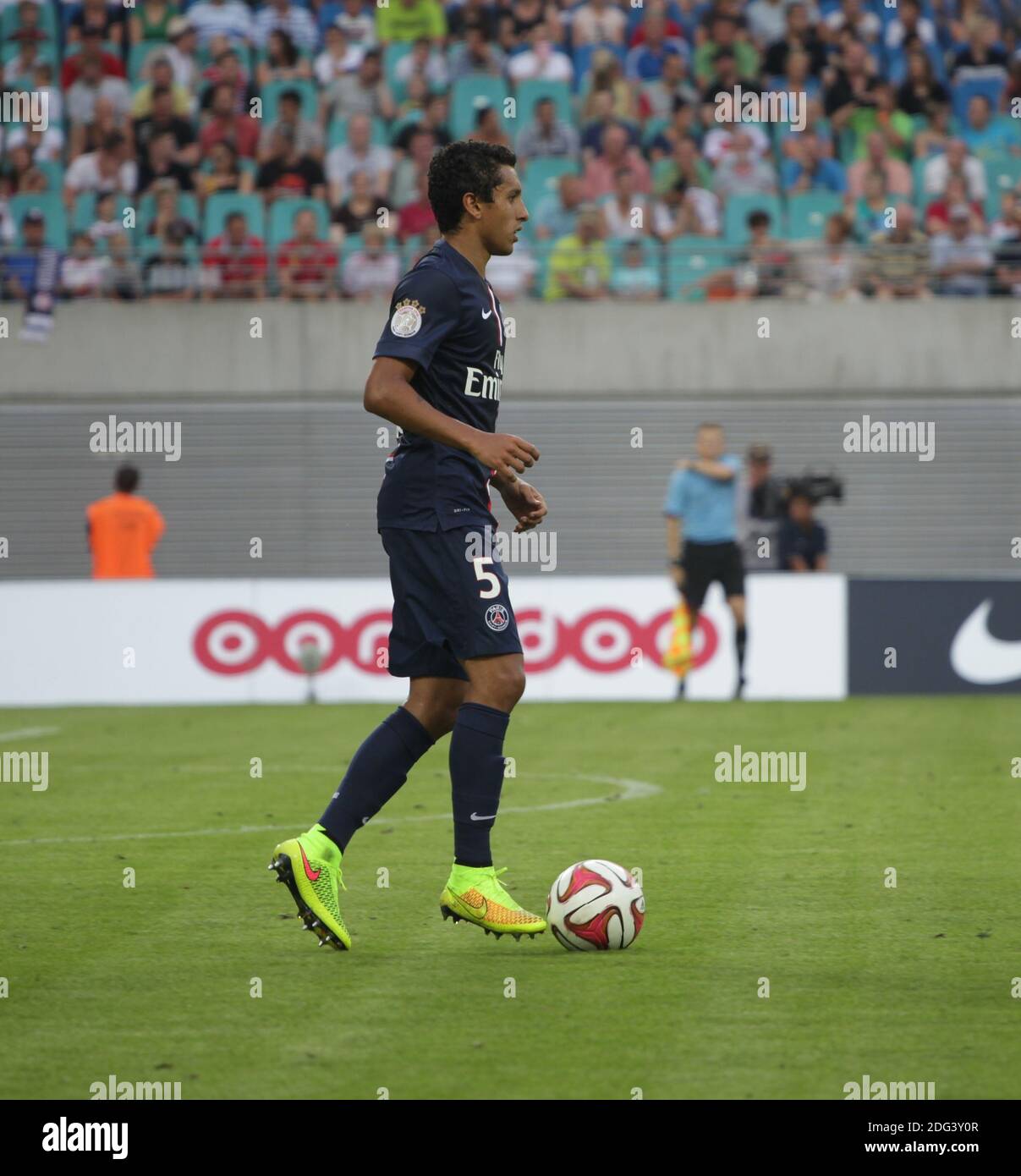 Marquinhos  (Paris Saint-Germain FC) Stock Photo