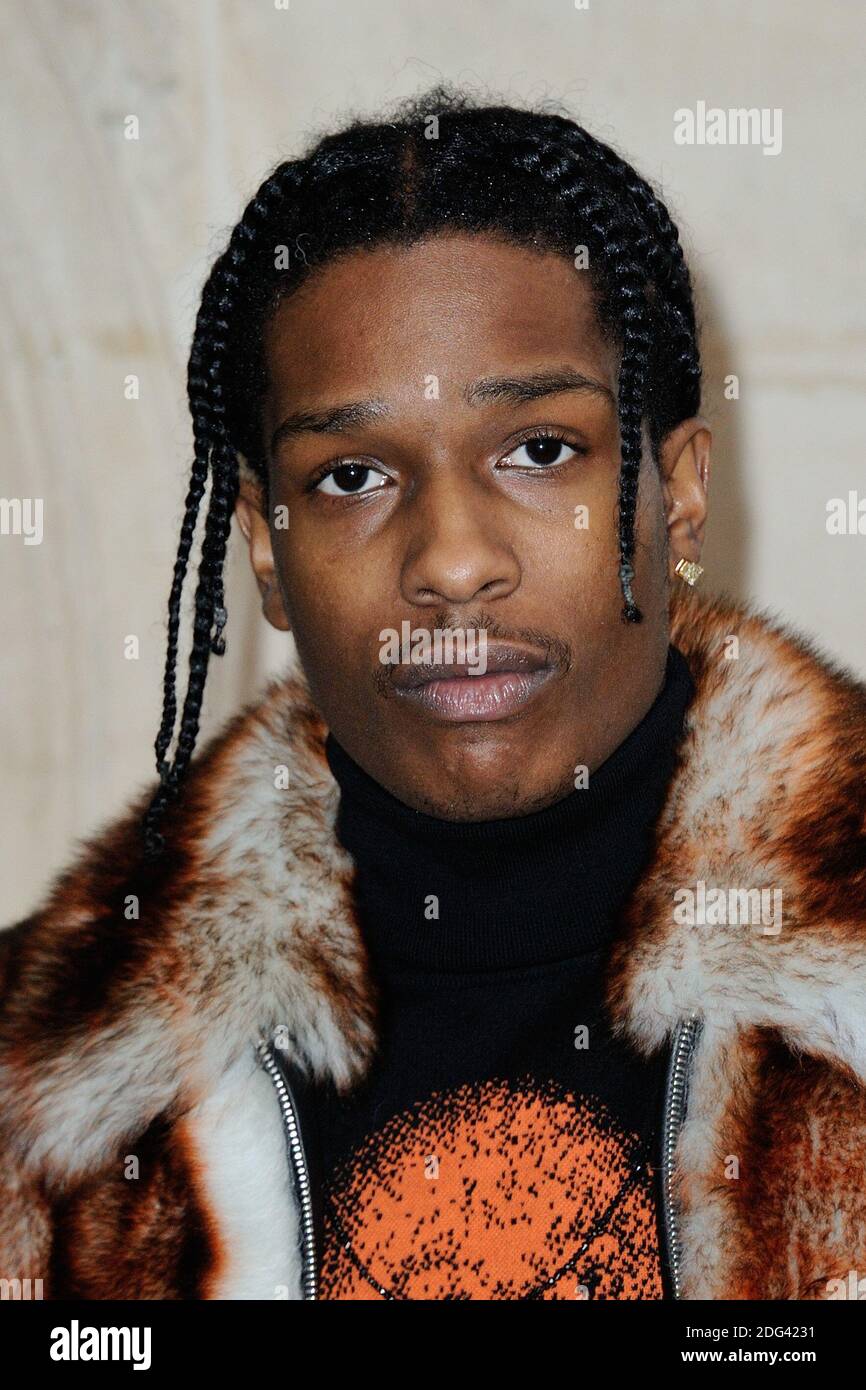 ASAP Rocky attending the Christian Dior Haute Couture Spring Summer 2017 shows as part of Paris