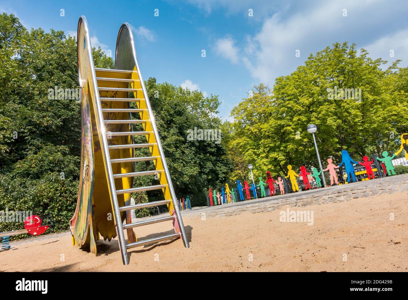 Children's slide Stock Photo
