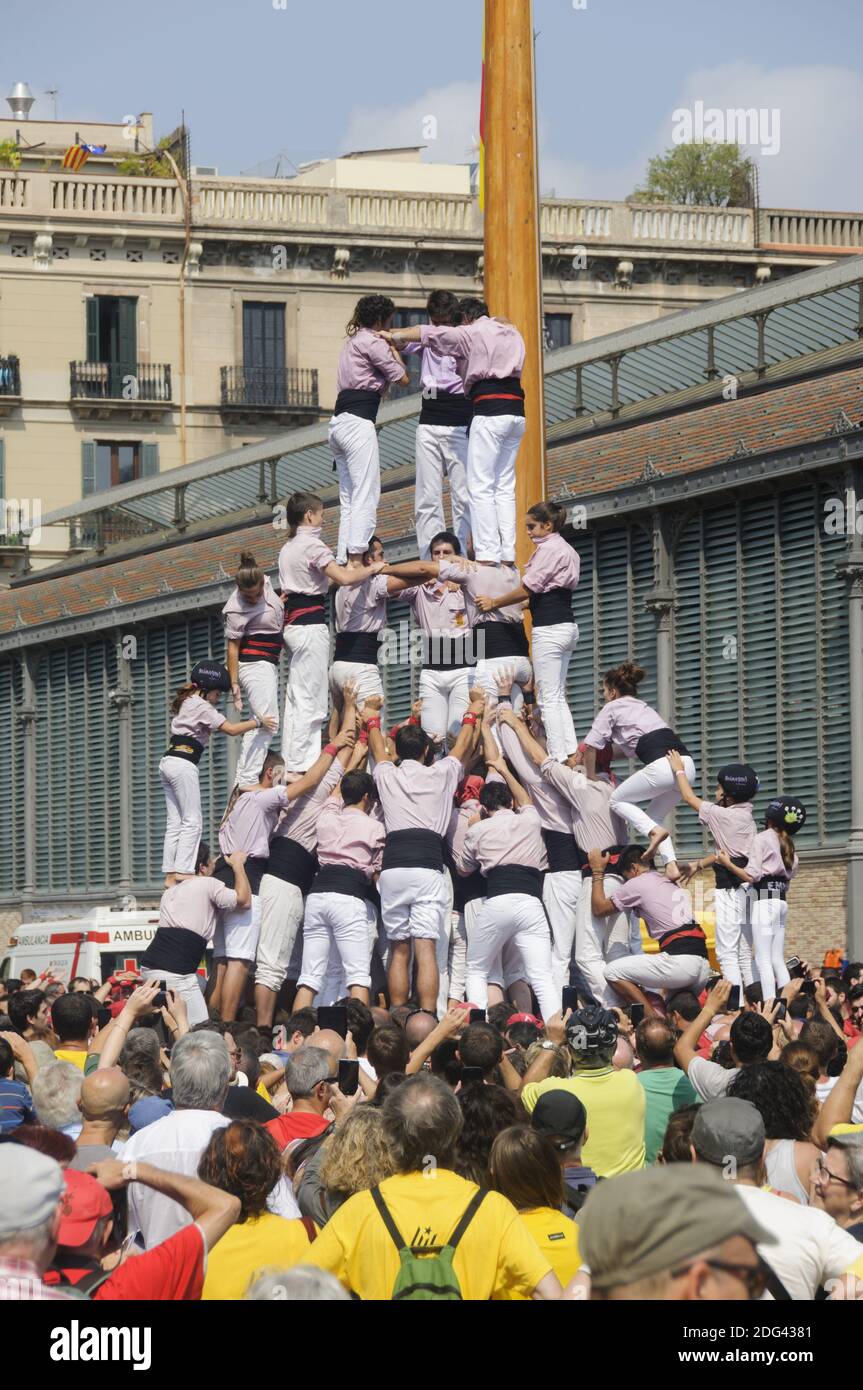 Festival in Catalonie, Spain Stock Photo