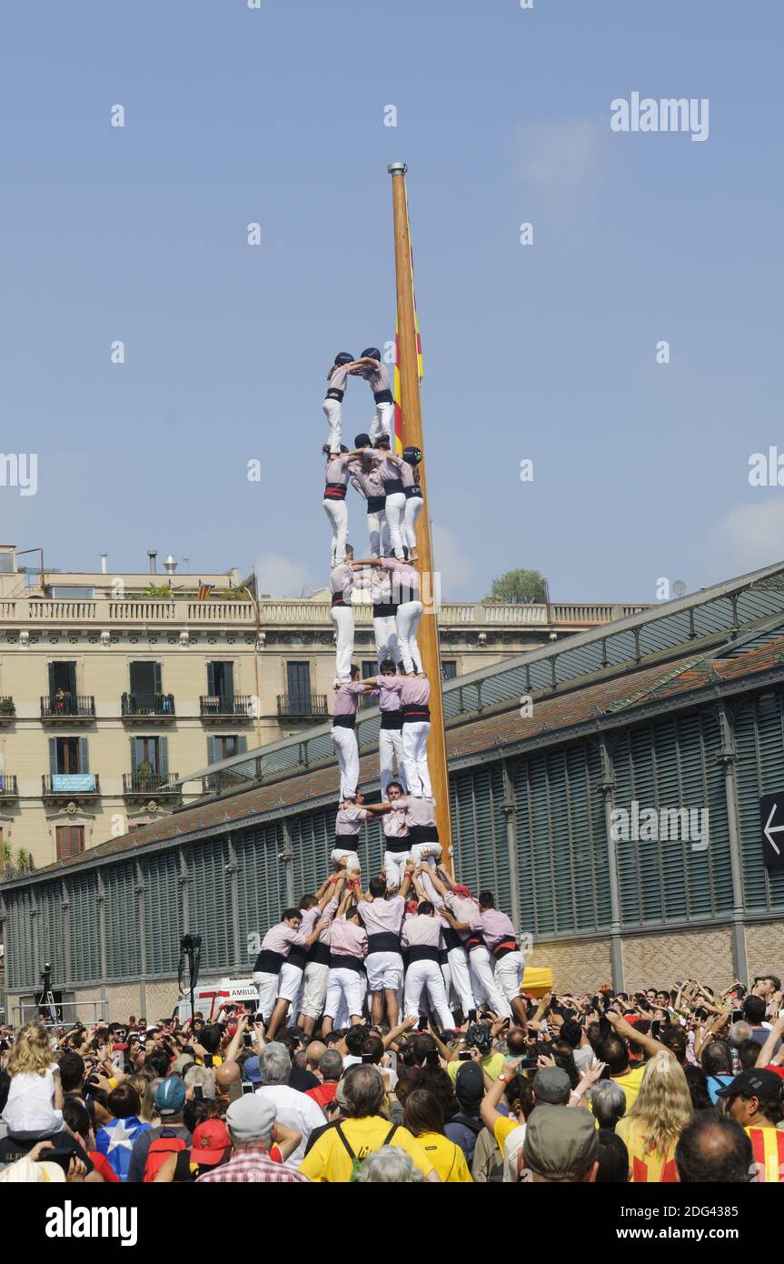 Festival in Catalonie, Spain Stock Photo
