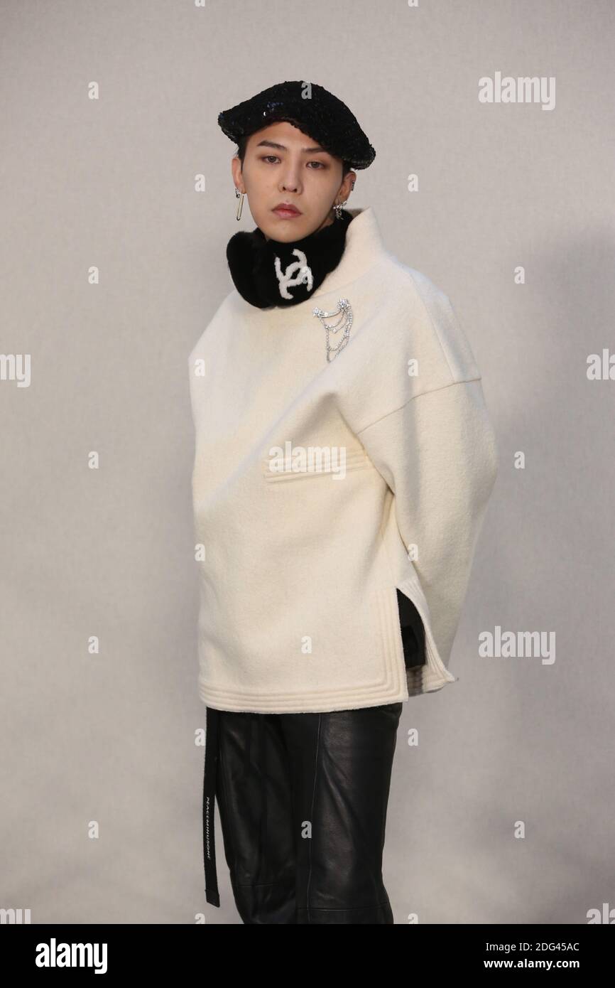 G-Dragon Wears Chanel Womenswear at Paris Fashion Week Spring 2018