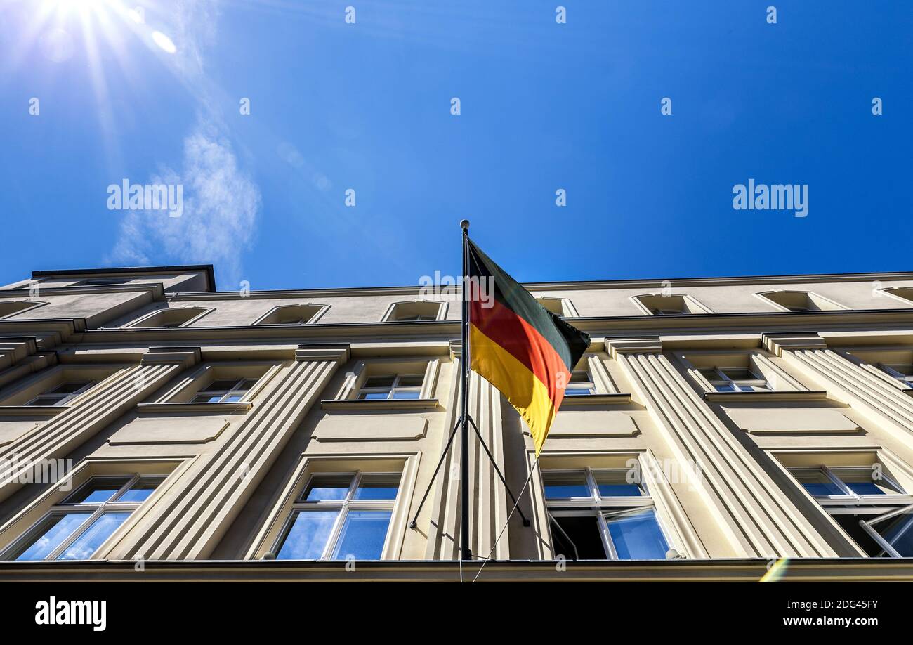 German flag Stock Photo