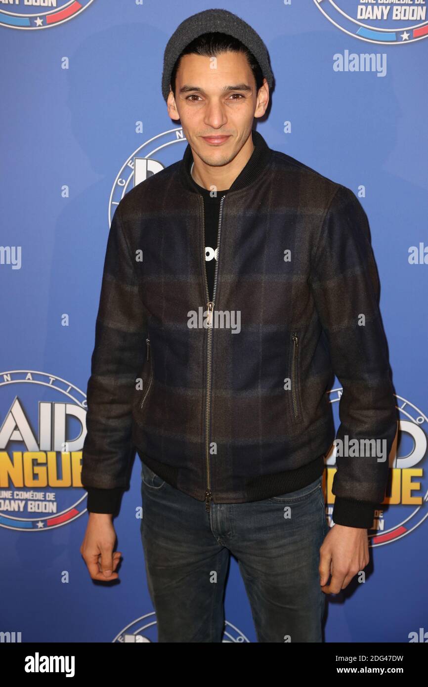 Amir El Kacem lors de la premiere de Raid Dingue au Pathe Beaugrenelle a Paris, France, le 24 janvier 2017. Photo by Jerome Domine/ABACAPRESS.COM Stock Photo