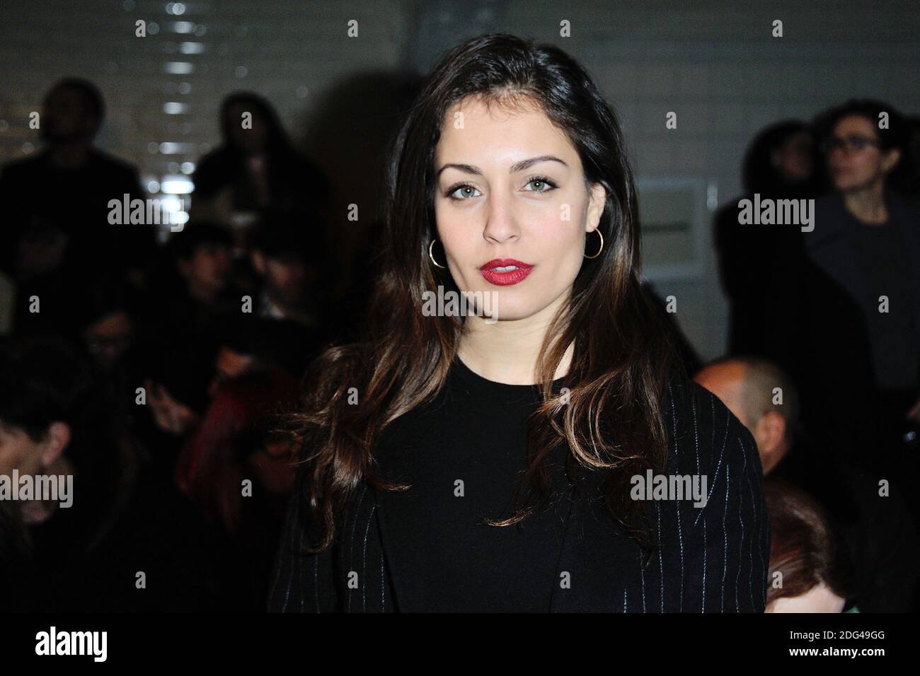 Hiba Abouk attending the Jean-Paul Gaultier Haute Couture Spring Summer