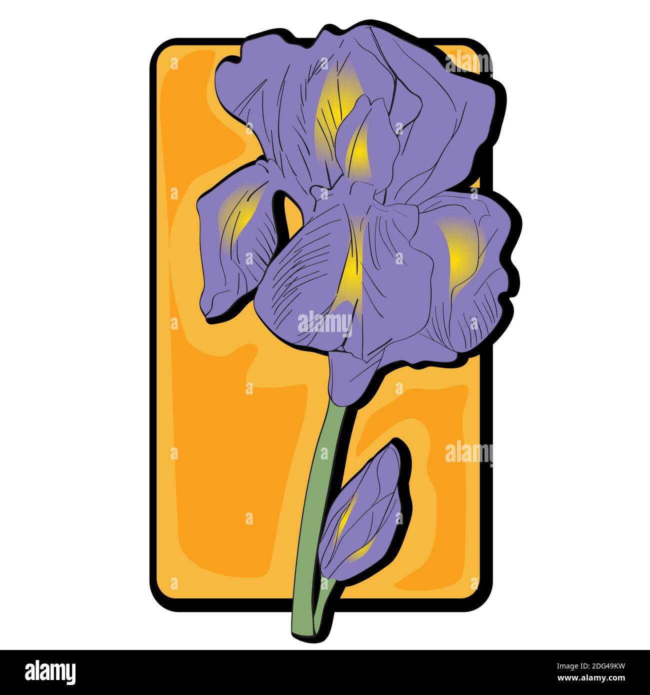 Iris Flower Art High Resolution Stock Photography And Images Alamy