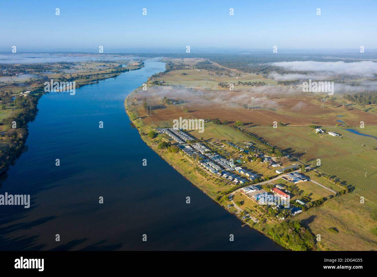 The Clarence river near Grafton , New South Wales, Australia Stock