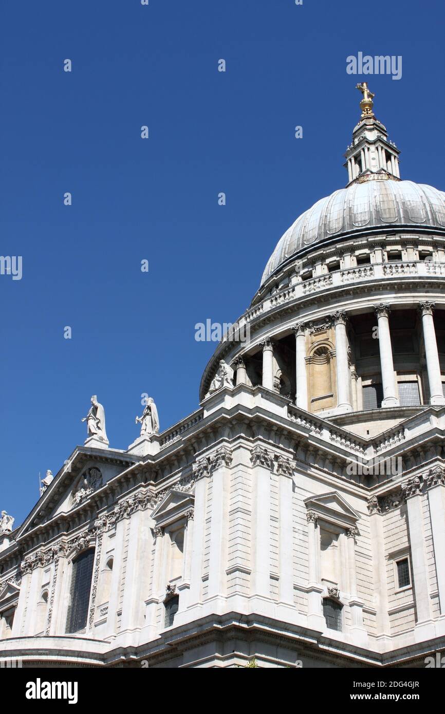 Saint Paul Cathedral in London Stock Photo