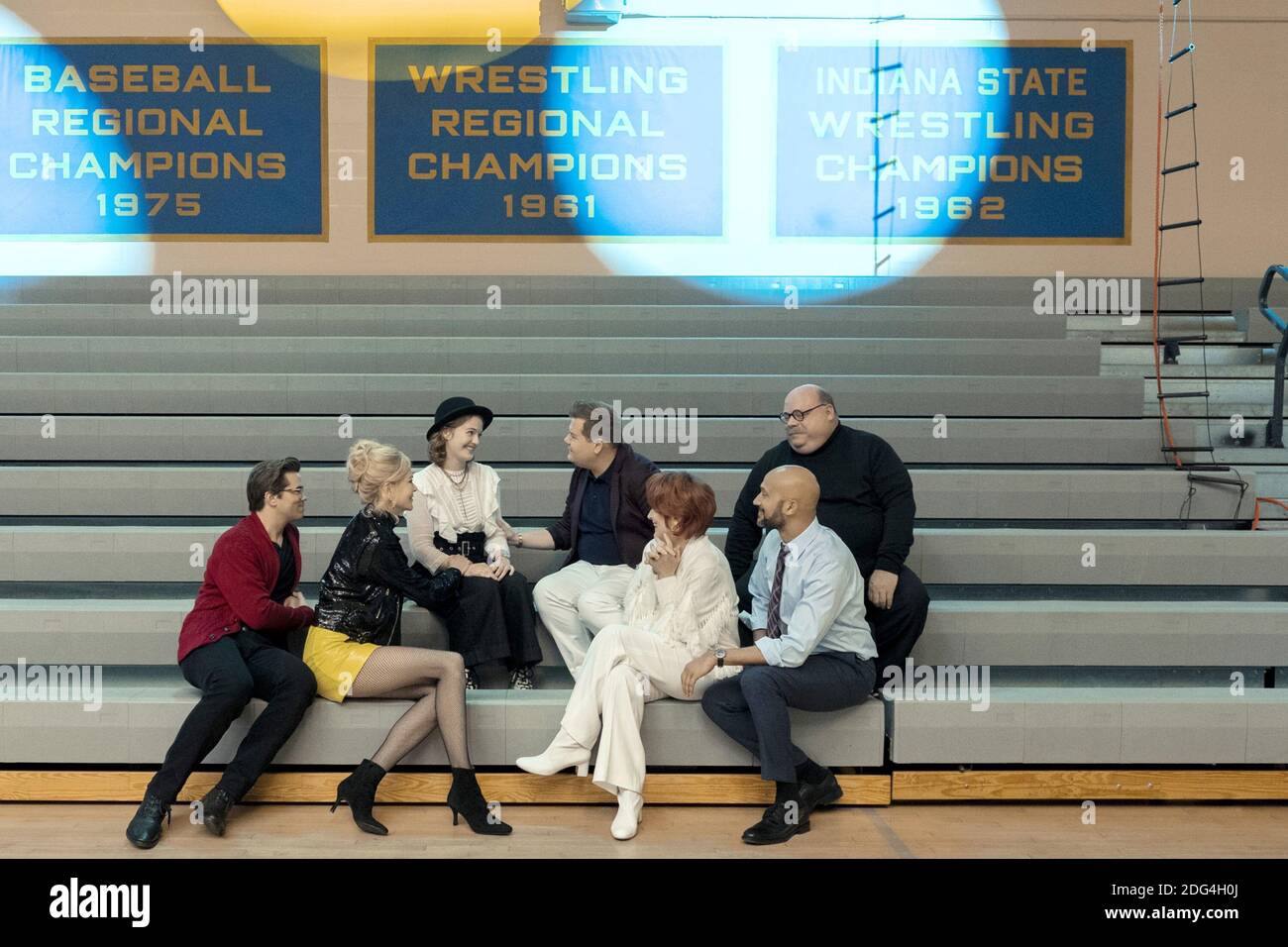 THE PROM, from left: Andrew Rannells, Nicole Kidman, Jo Ellen Pellman ...
