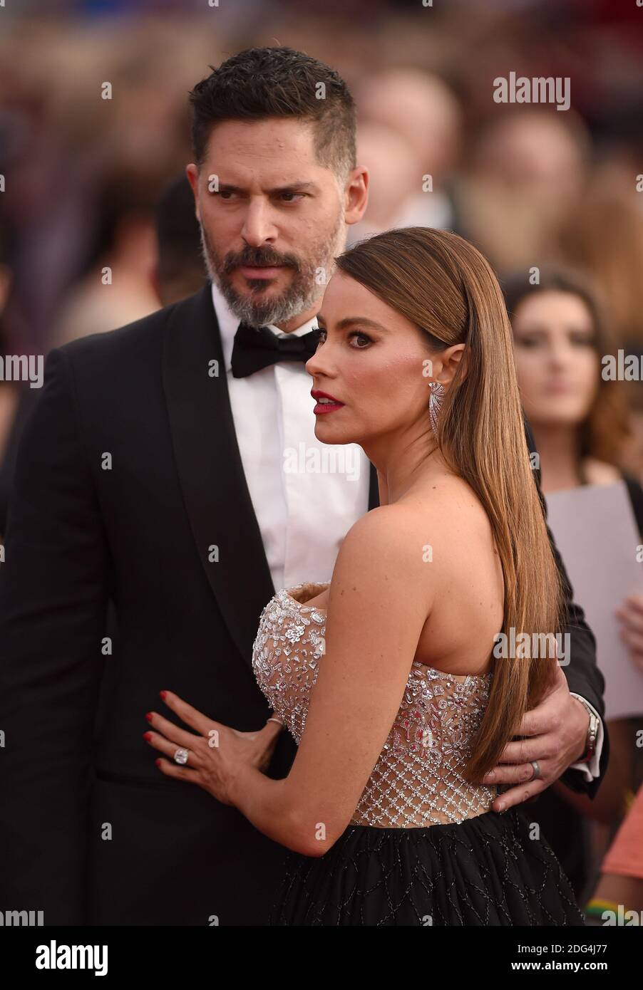Joe Manganiello and Sofía Vergara attend the 23rd Annual Screen Actors Guild Awards held at the Shrine Auditorium in Los Angeles, CA, USA, on January 29, 2017. Photo by Lionel Hahn/ABACAPRESS.COM Stock Photo
