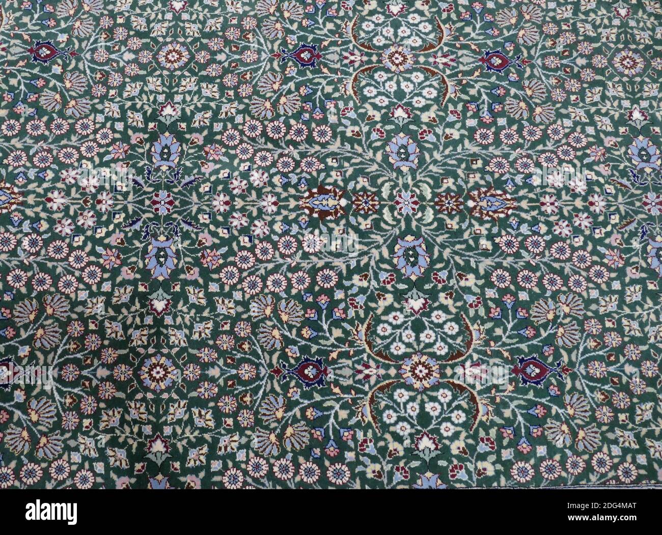 Fine Turkish carpets rugs in a showroom in Cappadocia, Turkey Stock