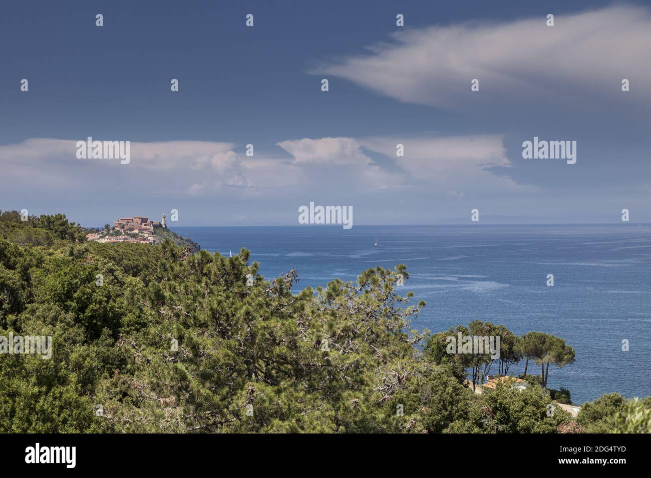 View of the city Portoferraio, Elba, Tuscany, Ital Stock Photo