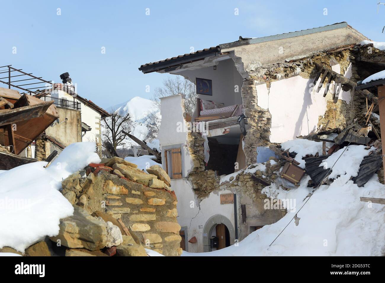 Aftermath Earthquake Amatrice Italy High Resolution Stock Photography ...