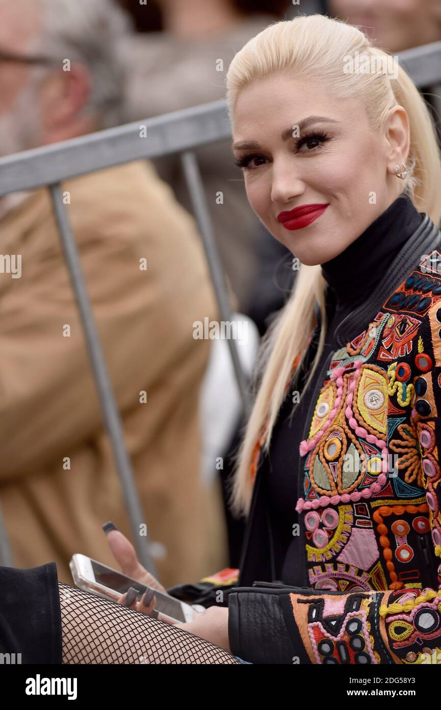 Gwen Stefani attends the ceremony honoring Adam Levine with a star on the Hollywood Walk of Fame on February 5, 2017 in Los Angeles, CA, USA. Photo by Lionel Hahn/ABACAPRESS.COM Stock Photo