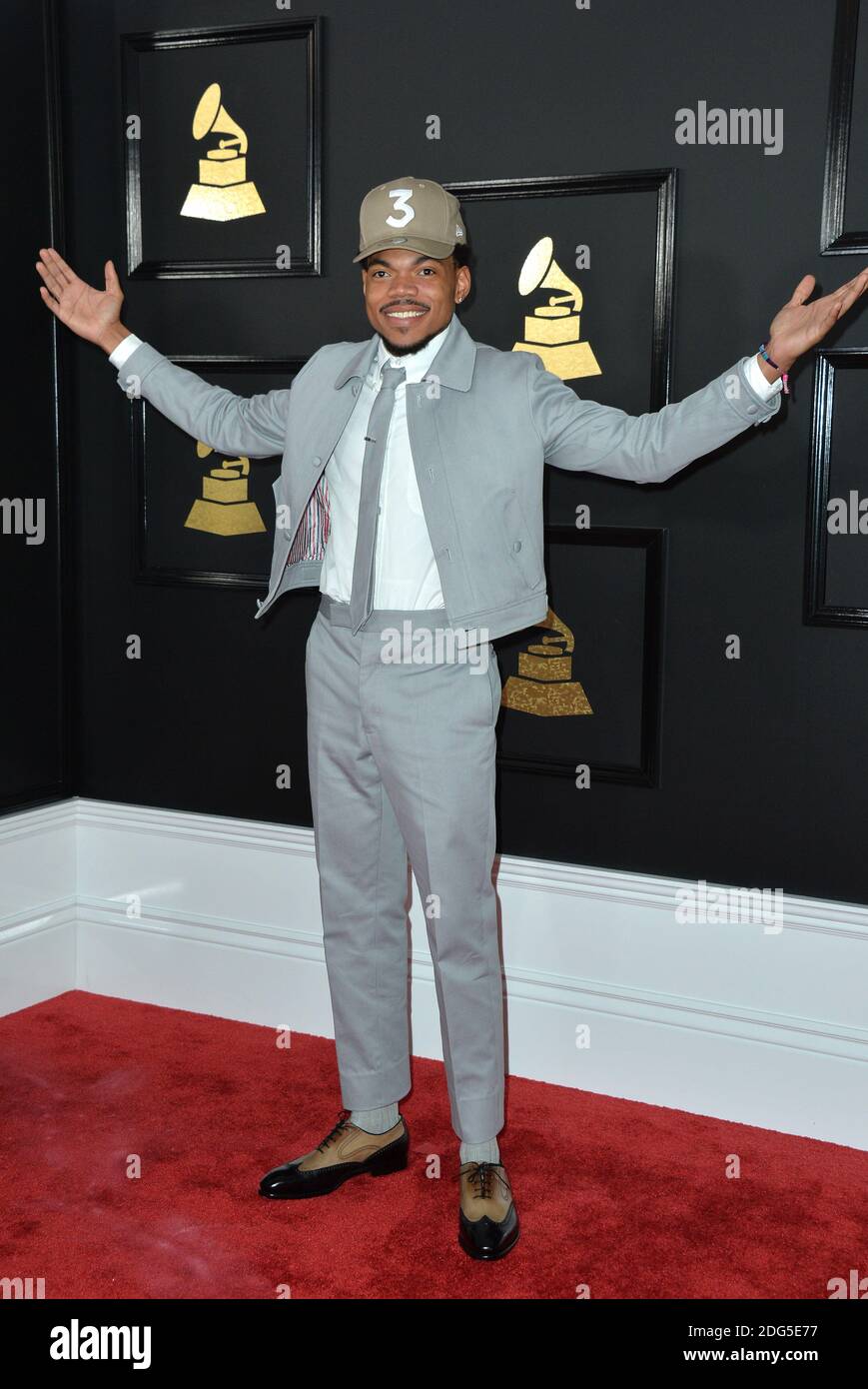 Chance The Rapper attends the 59th GRAMMY Awards at STAPLES Center on ...