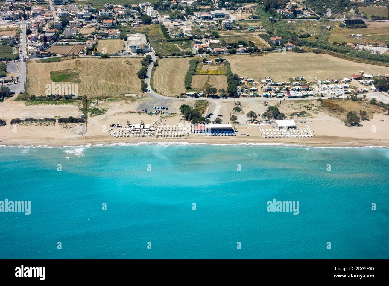 Beach section Stock Photo