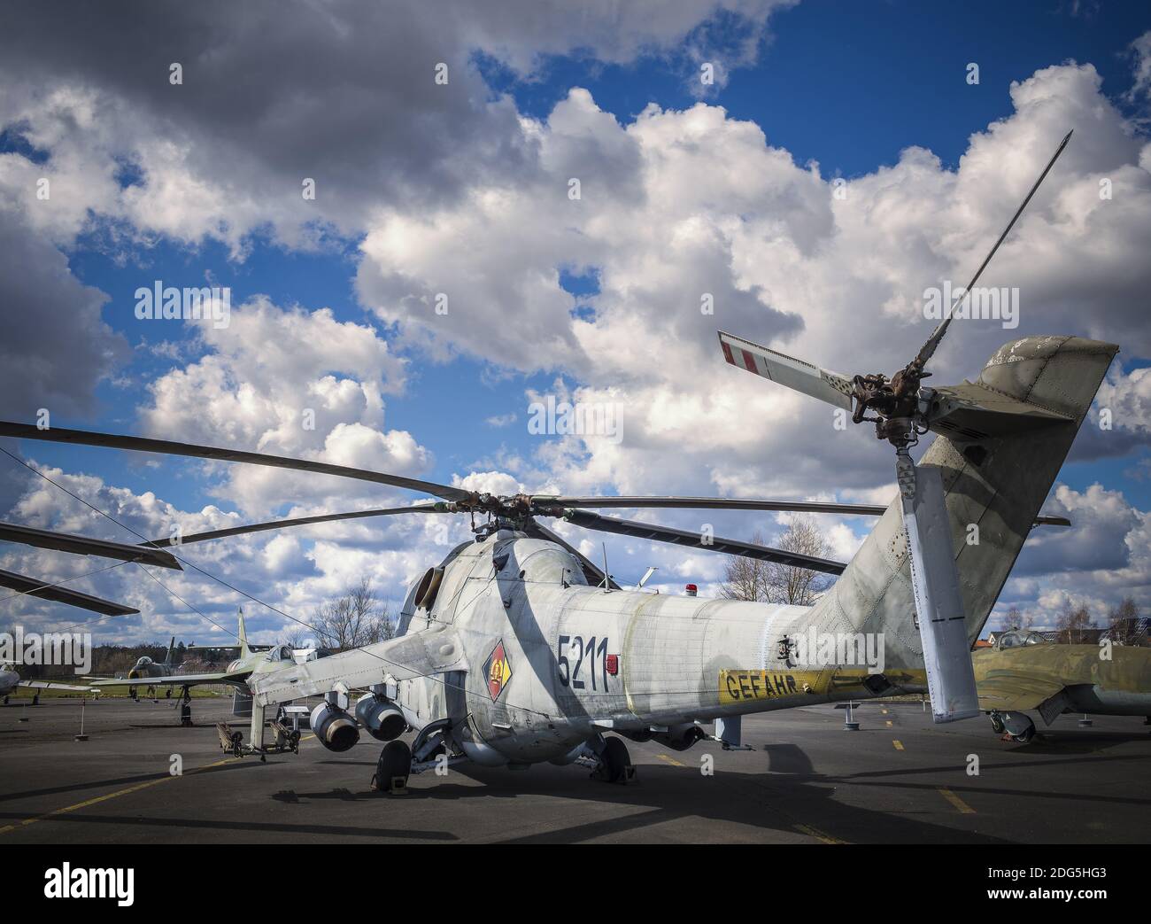 Old army helicopter Stock Photo Alamy