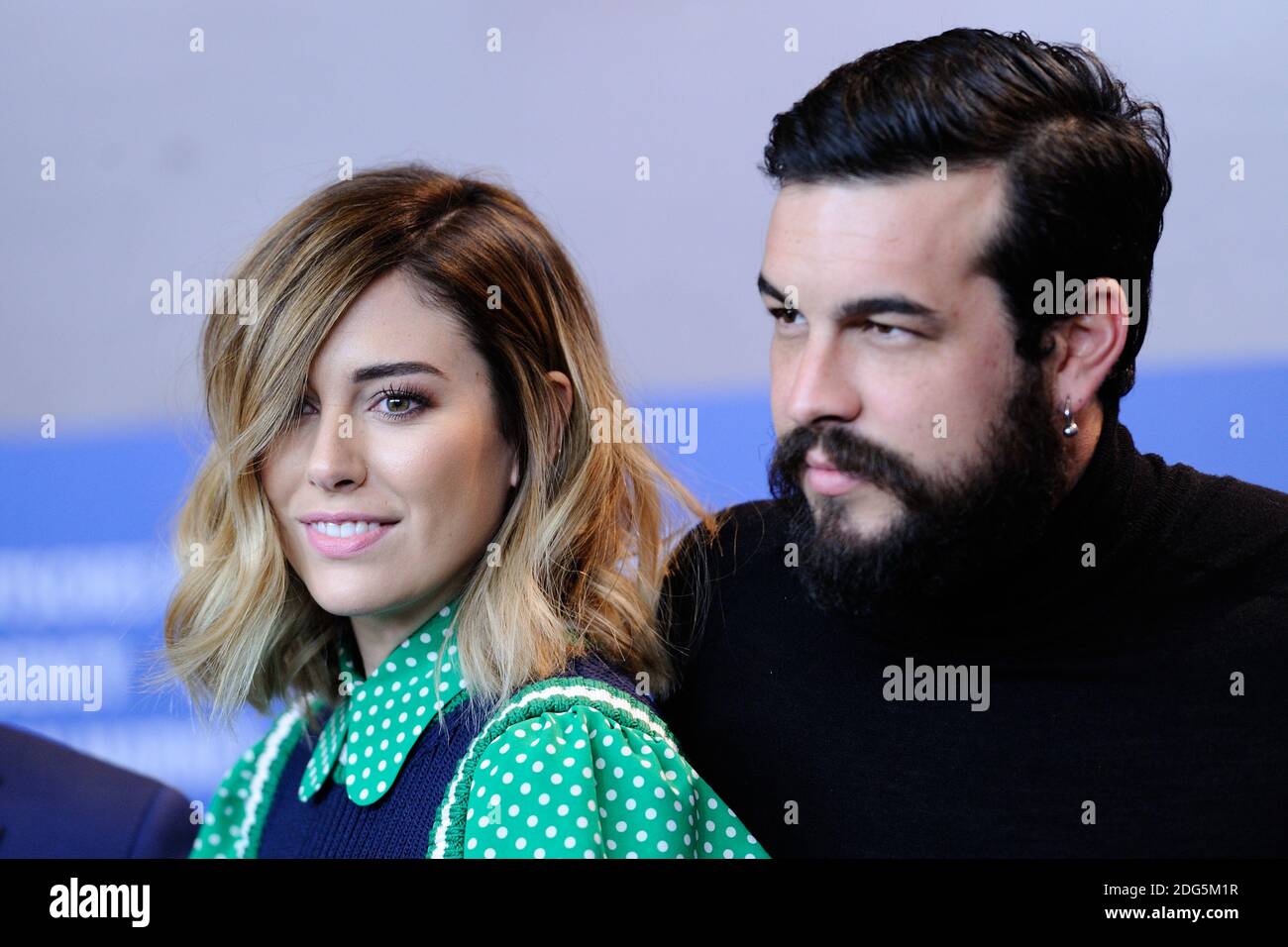 Blanca Suarez and Mario Casas attending The Bar Press Conference during the  67th Berlin International Film Festival (Berlinale) in Berlin, Germany on  Februay 15, 2017. Photo by Aurore Marechal/ Stock Photo -