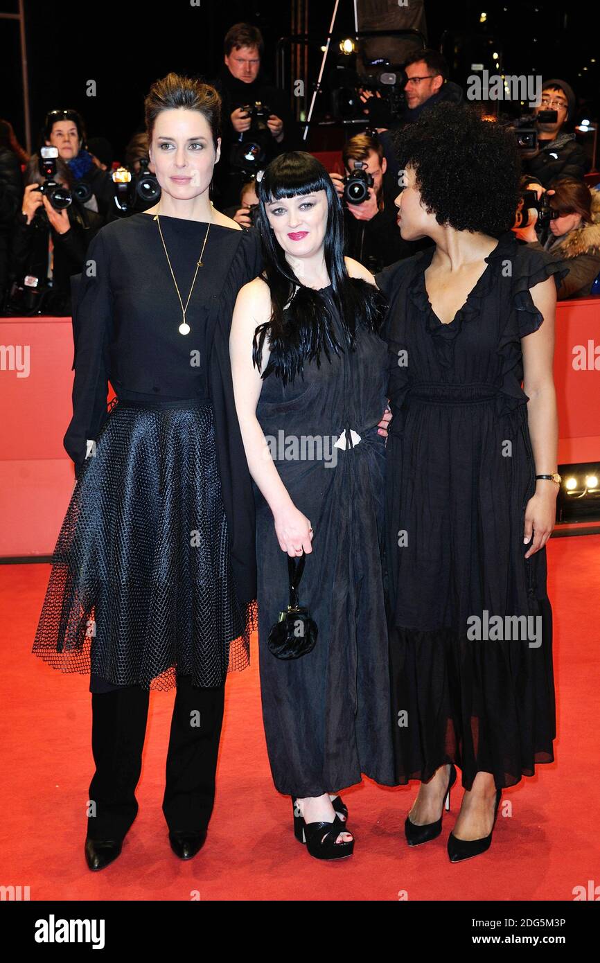 Actress Susanne Wolff, Isi Laborde-Edozien and Bronagh Gallagher attending Return to Montauk Premiere during the 67th Berlin International Film Festival (Berlinale) in Berlin, Germany on Februay 15, 2017. Photo by Aurore Marechal/ABACAPRESS.COM Stock Photo