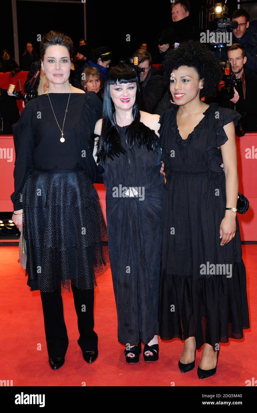 Actress Susanne Wolff, Isi Laborde-Edozien and Bronagh Gallagher attending Return to Montauk Premiere during the 67th Berlin International Film Festival (Berlinale) in Berlin, Germany on Februay 15, 2017. Photo by Aurore Marechal/ABACAPRESS.COM Stock Photo
