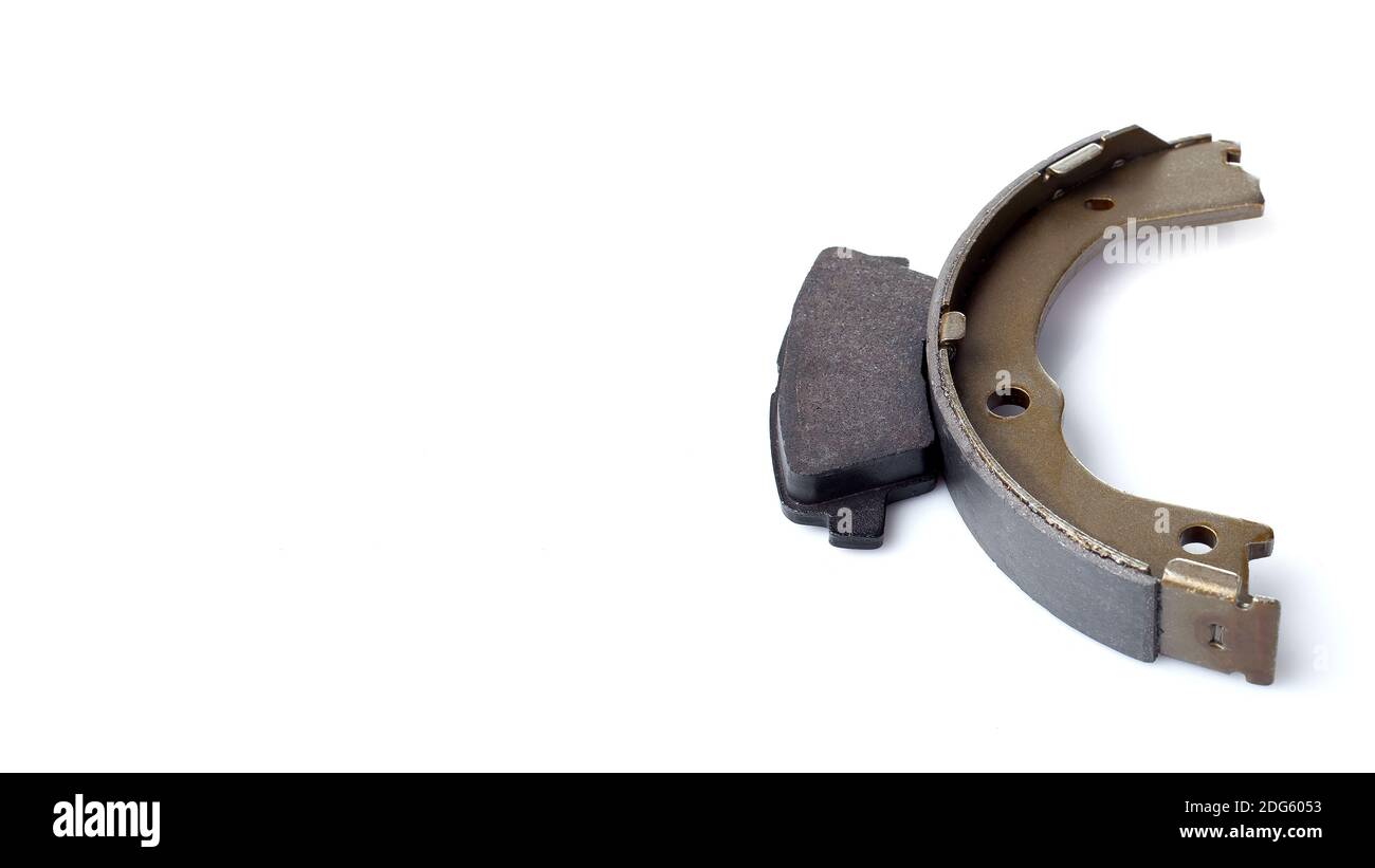 set of asbestos brake pads and brake shoe for disc and drum brakes