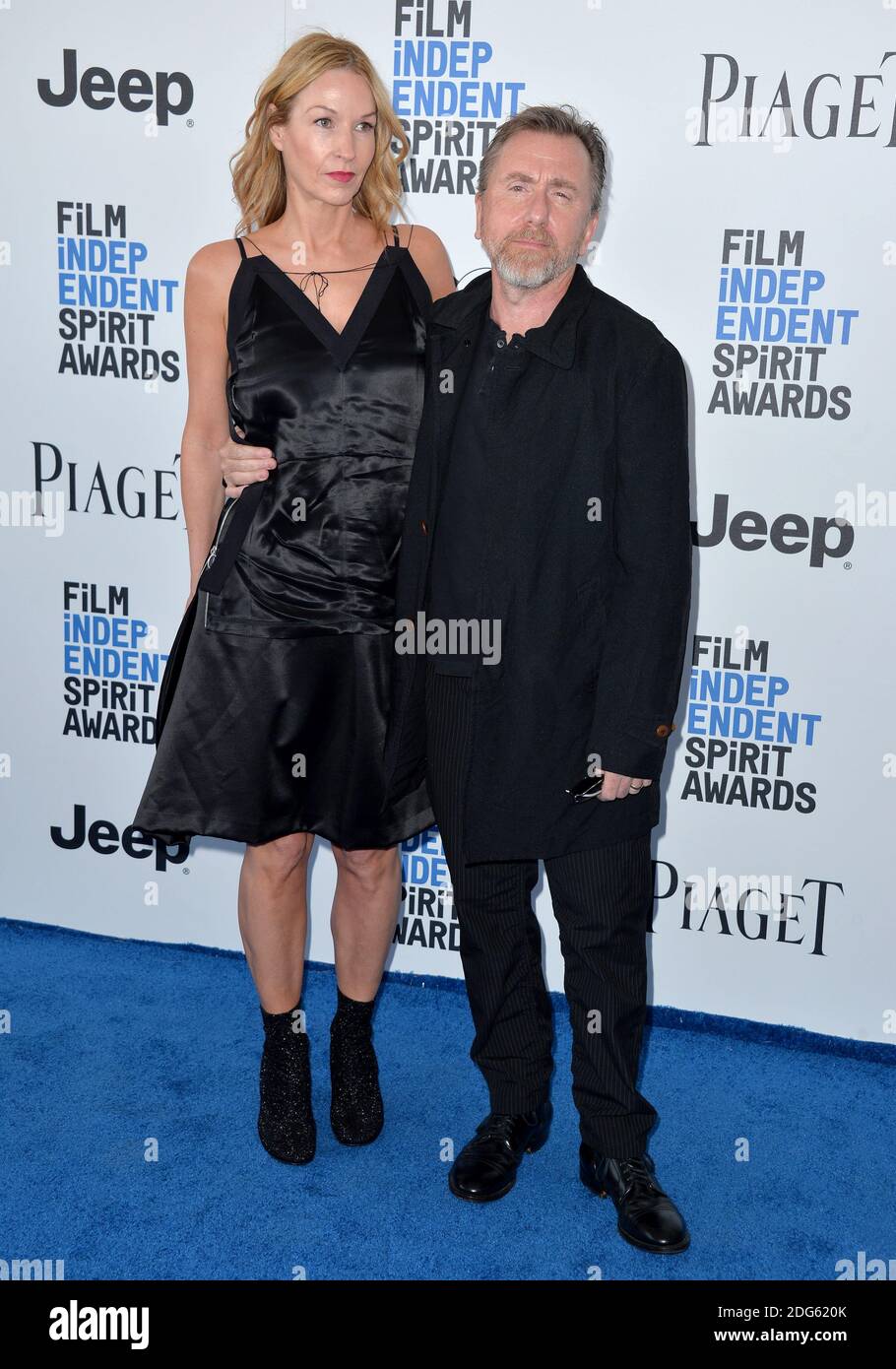 Tim Roth, Nikki Butler attend the 2017 Film Independent Spirit Awards ...