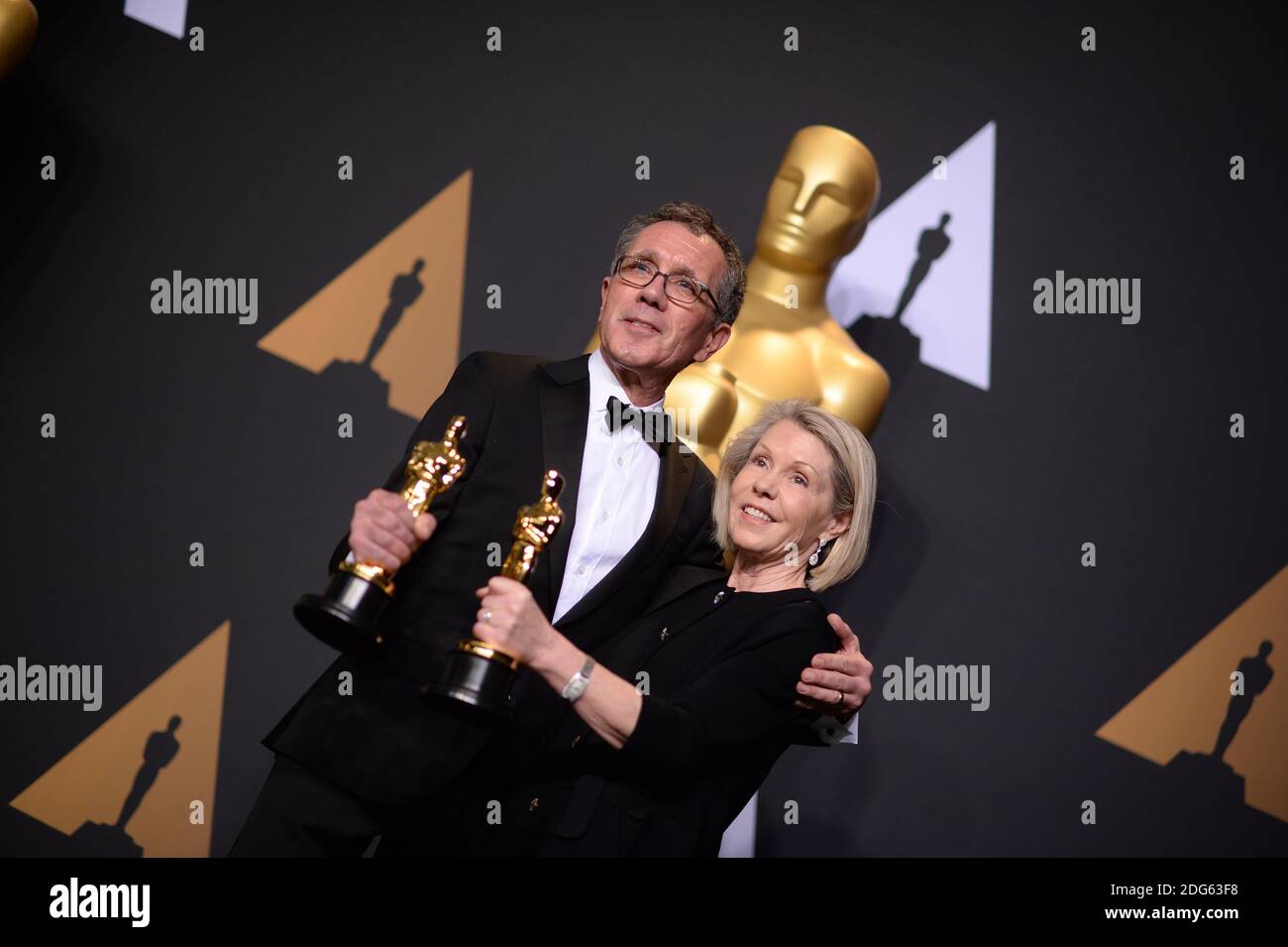 (LR) Production designer David Wasco and art director Sandy Reynolds