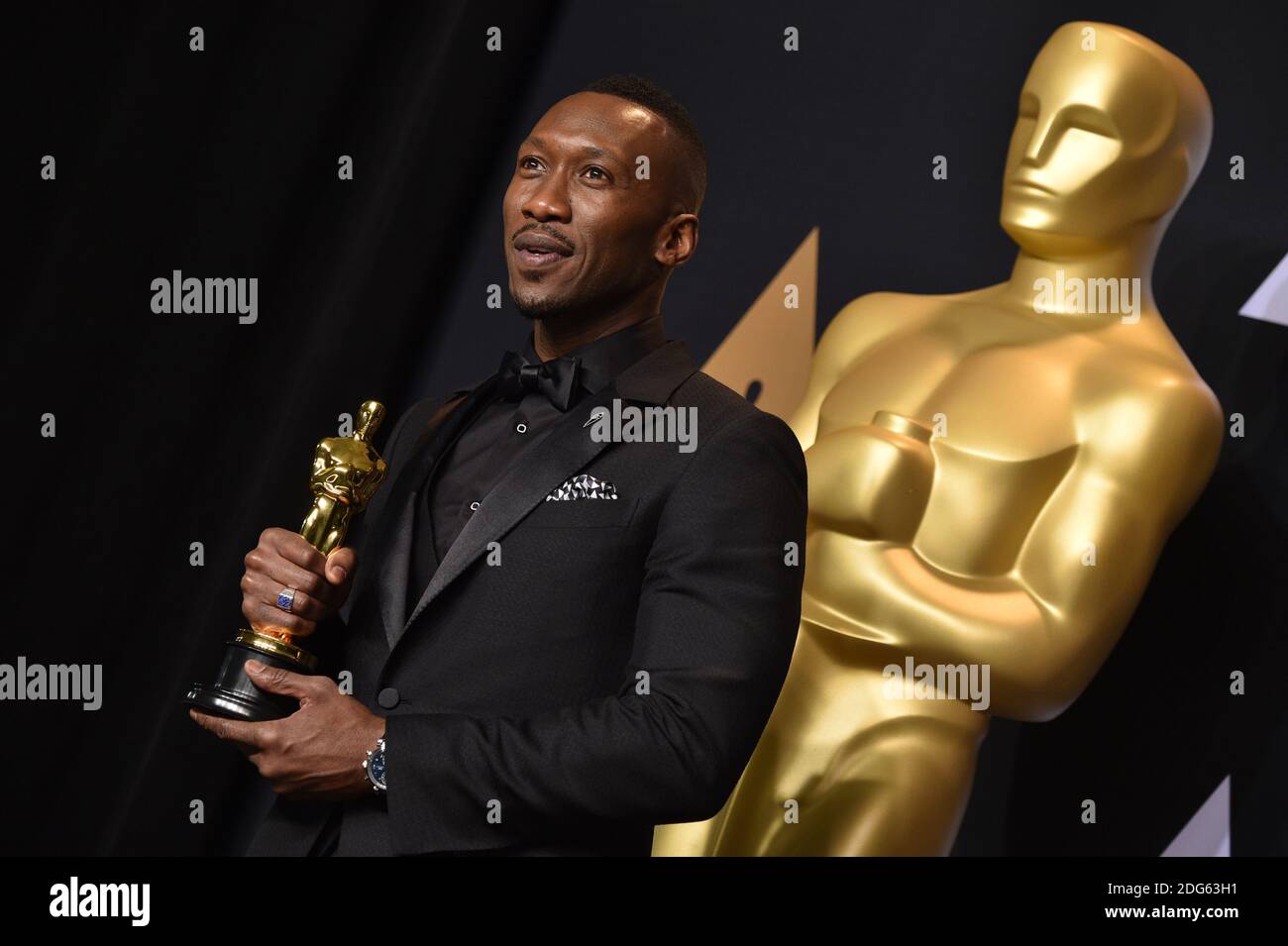 Actor Mahershala Ali, winner of Best Supporting Actor for ‘Moonlight