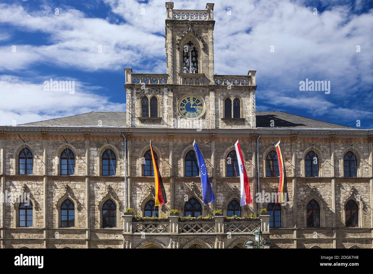 City hall of Weimar Stock Photo Alamy