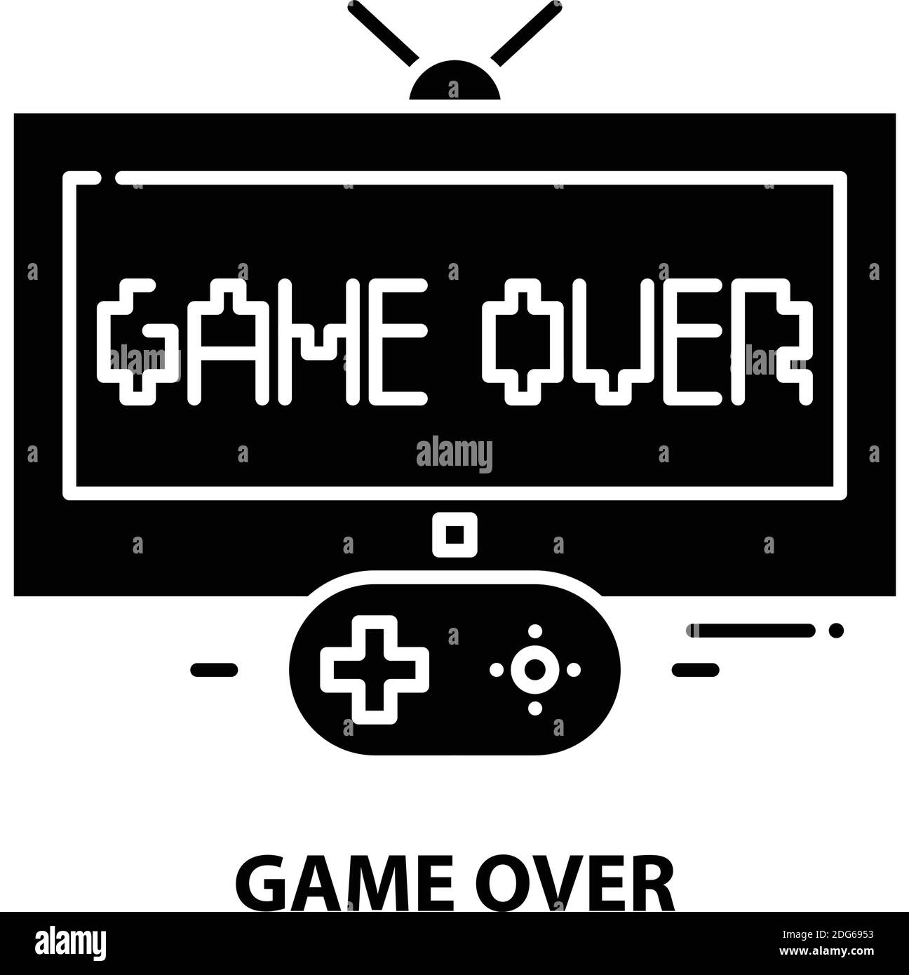 8 bit font illustration vector hi-res stock photography and images - Alamy