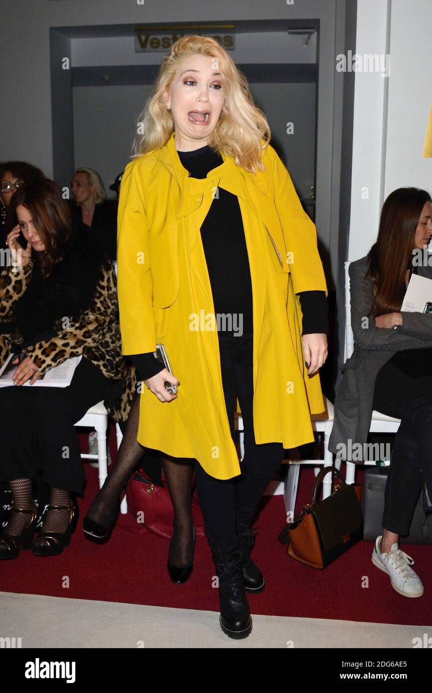 Camille Seydoux (pregnant) attending the Alexis Mabille show during Paris  Fashion Week Ready to wear FallWinter 2017-18 on March 02, 2017 in Paris,  France. Photo by Aurore Marechal/ABACAPRESS.COM Stock Photo - Alamy