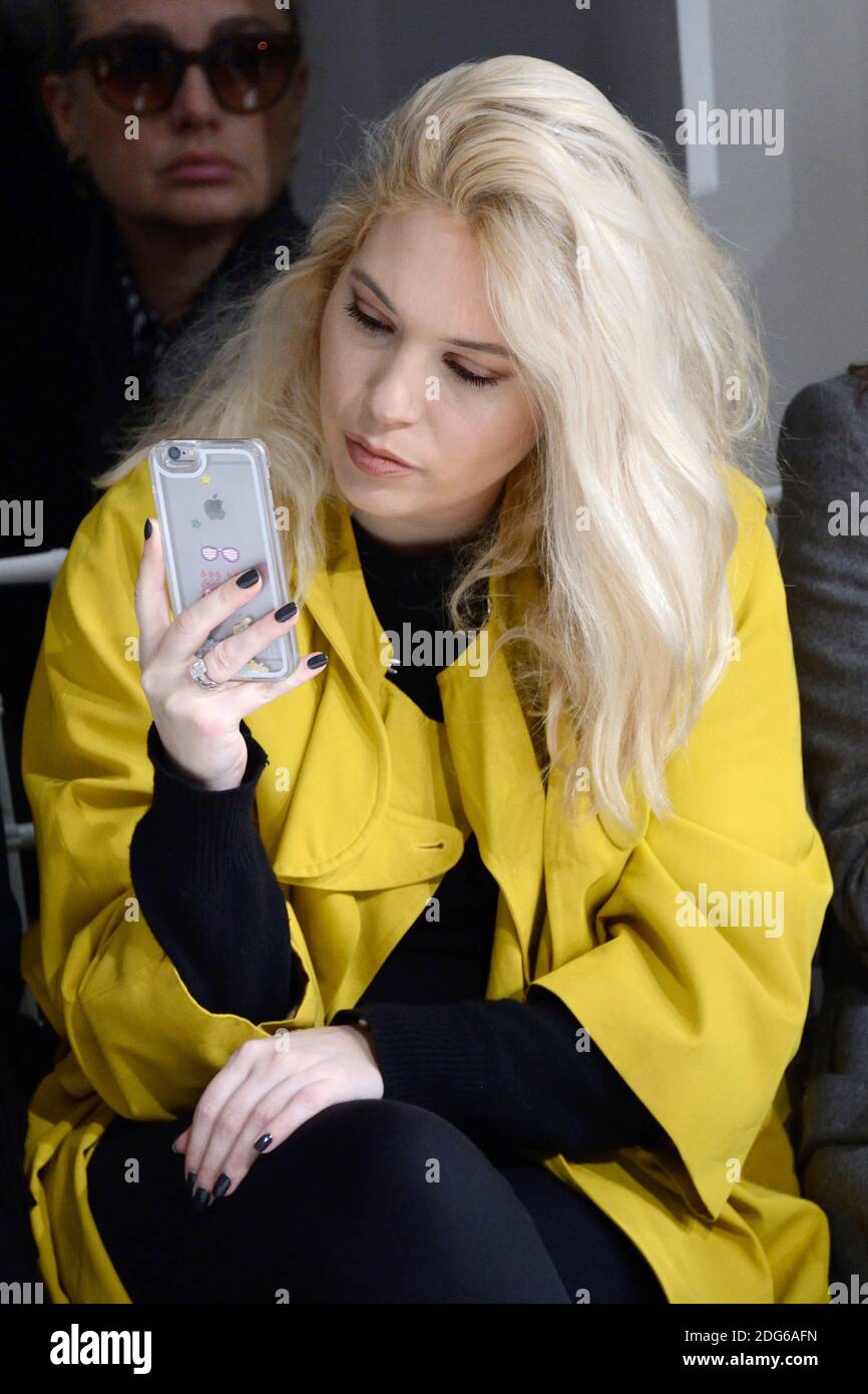 Camille Seydoux (pregnant) attending the Alexis Mabille show during Paris  Fashion Week Ready to wear FallWinter 2017-18 on March 02, 2017 in Paris,  France. Photo by Aurore Marechal/ABACAPRESS.COM Stock Photo - Alamy