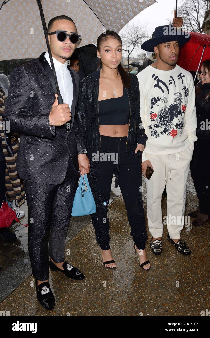 Memphis Depay attending the Elie Saab show during Paris Fashion Week Ready  to wear FallWinter 2017-18 on March 04, 2017 in Paris, France. Photo by  Aurore Marechal/ABACAPRESS.COM Stock Photo - Alamy
