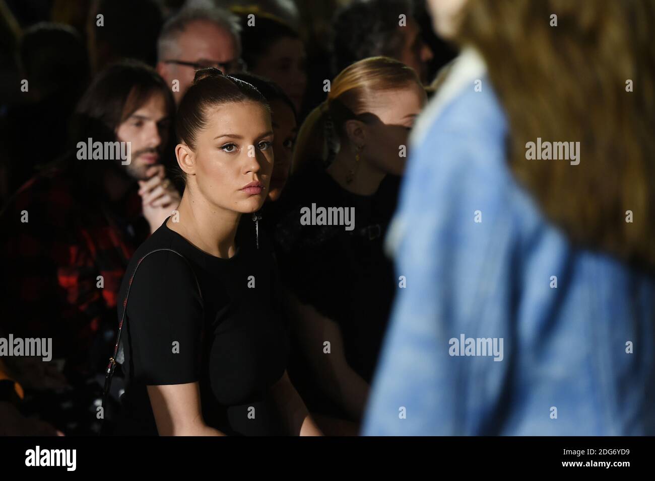 adele exarchopoulos attends the louis vuitton womenswear ss 2020 show  during paris fashion week in paris, france-011019_4