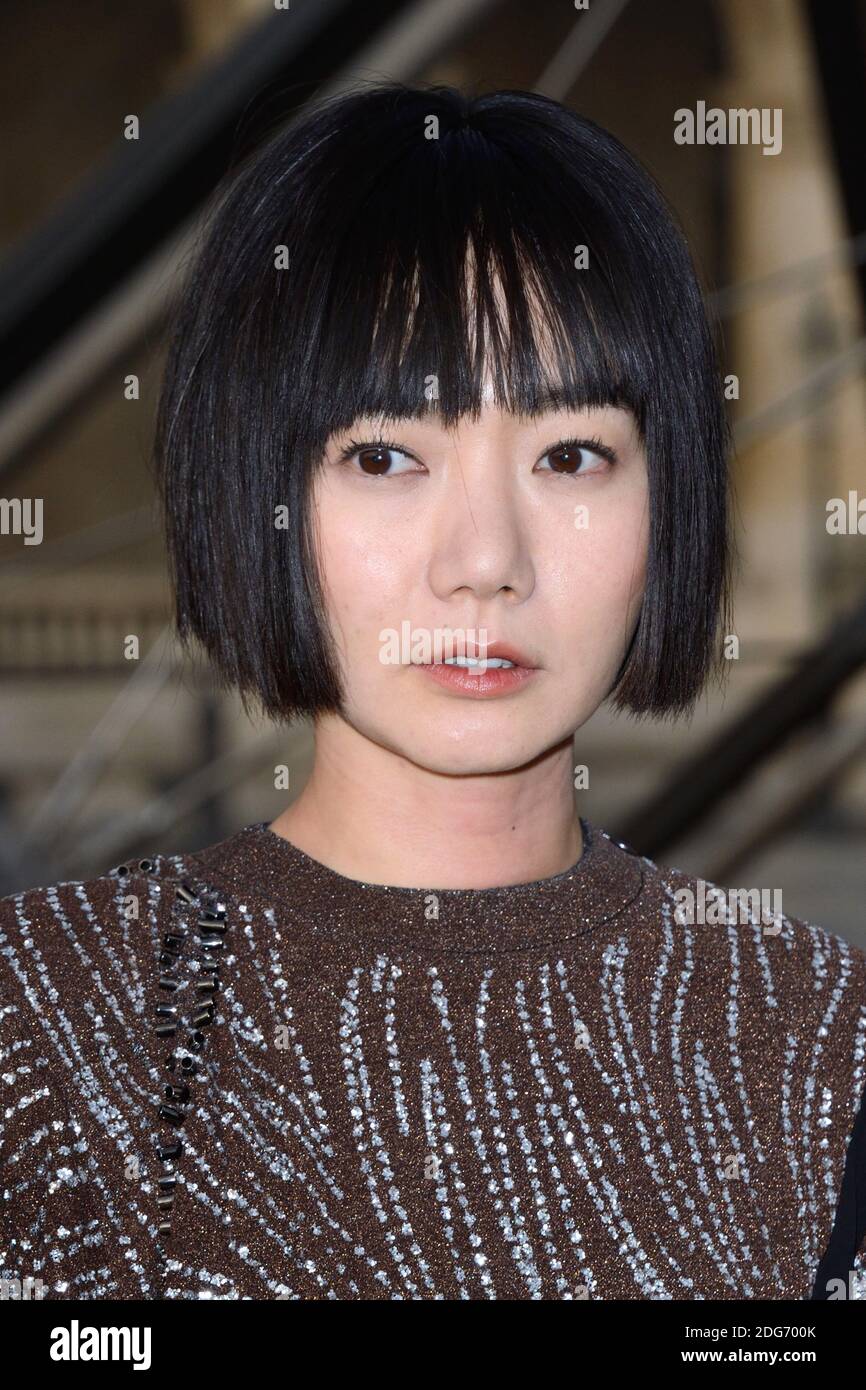 Bae Doona attending the Louis Vuitton Fashion Show as part of Paris Fashion  Week Womenswear Spring - summer 2019 held at Louvre Museum in Paris, France  on october 02, 2018. Photo by