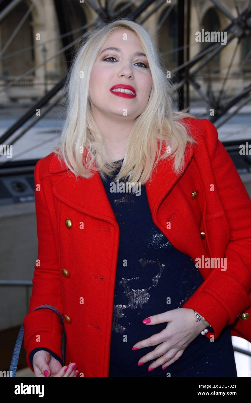 Camille Seydoux attending the Louis Vuitton show during Paris