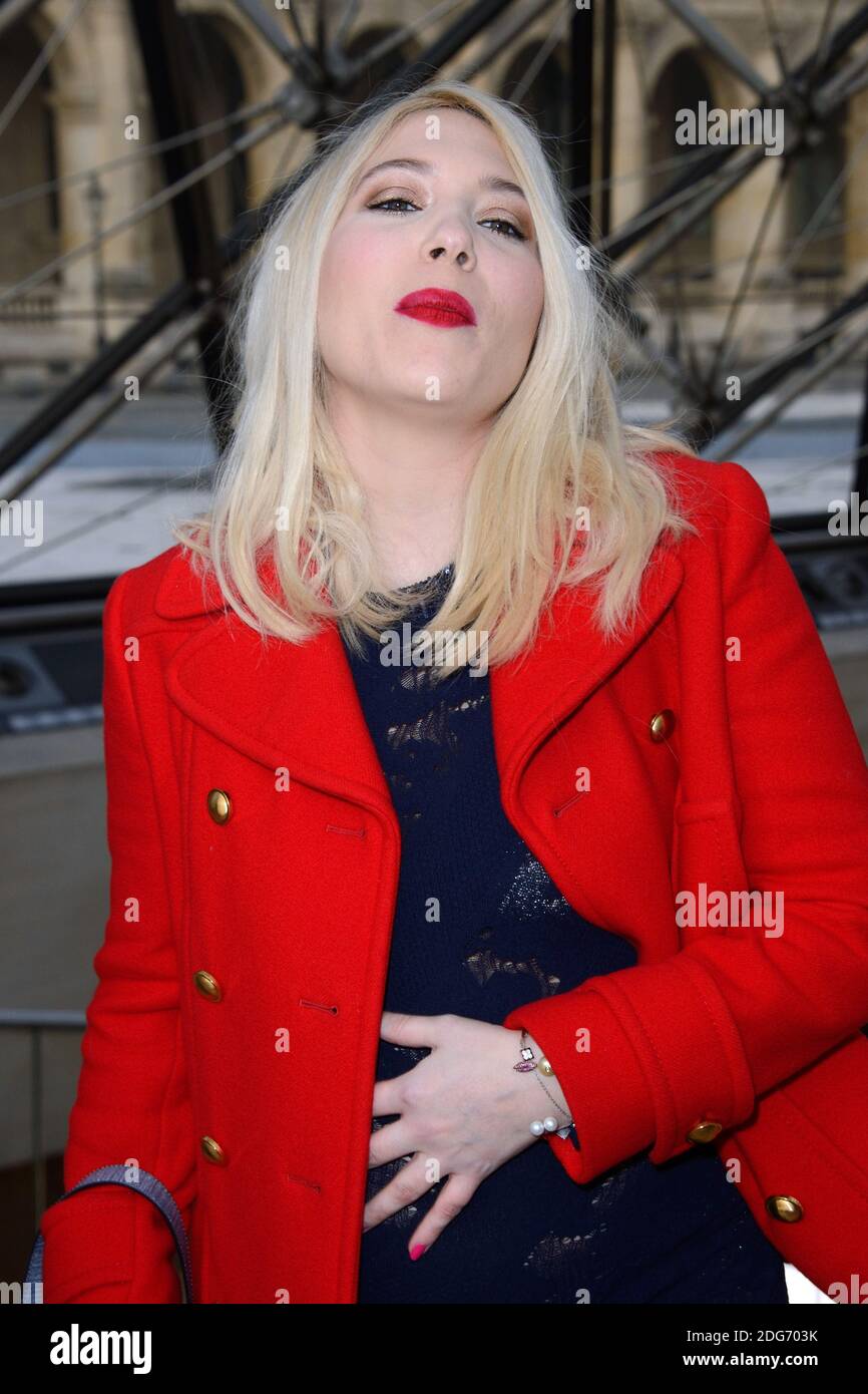 Camille Seydoux attending the Valentino show at the Tuileries as