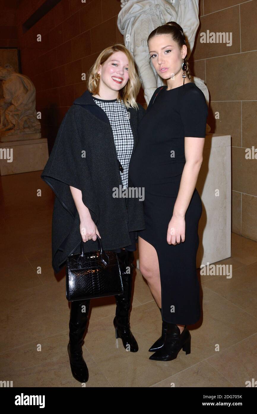 French actress Lea Seydoux attends the Louis Vuitton (LV) Fashion Show  during the Paris Fashion Week Fall/Winter 2017 in Paris, France, 7 March  2017 Stock Photo - Alamy