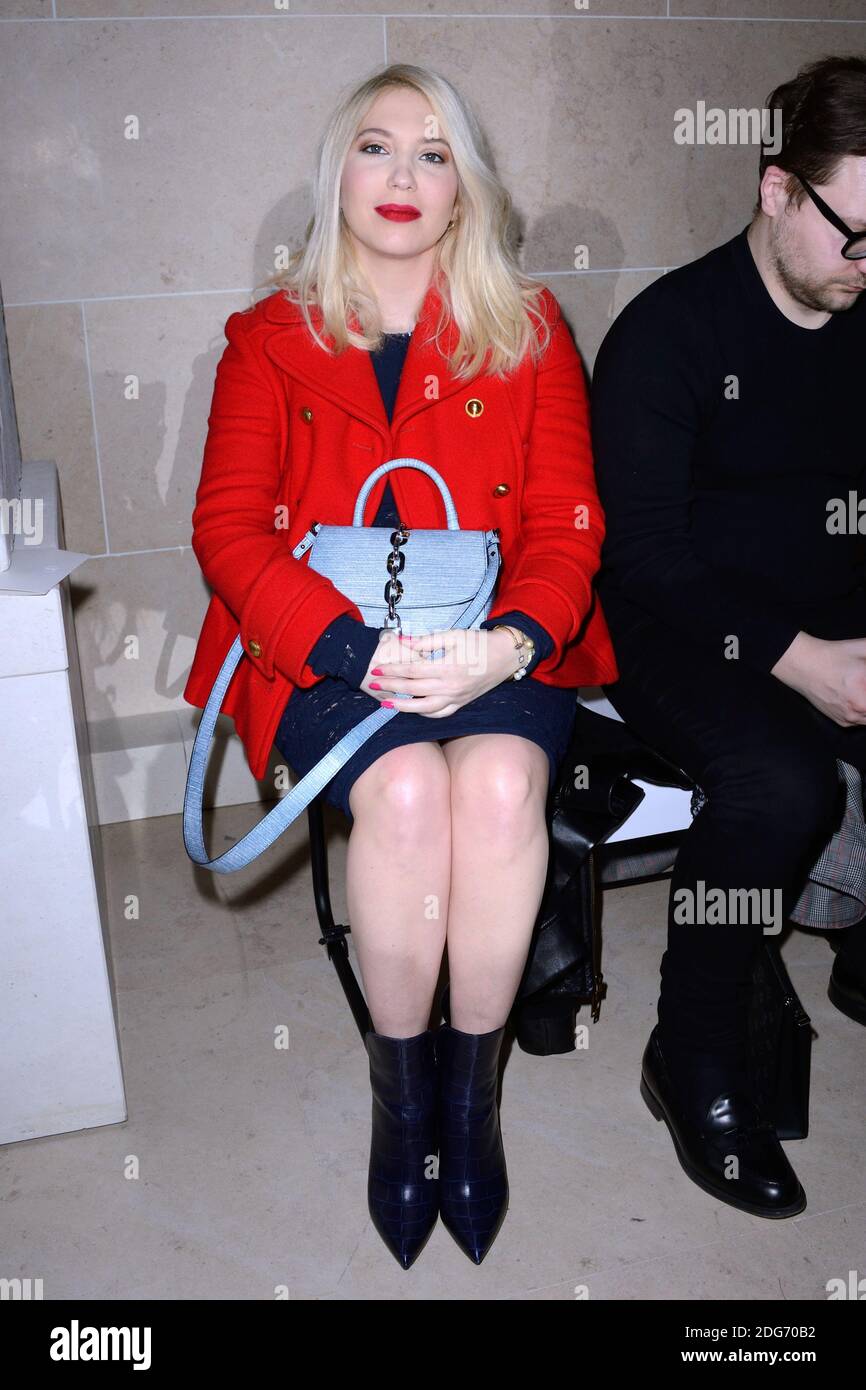 Camille Seydoux attending the Louis Vuitton show during Paris